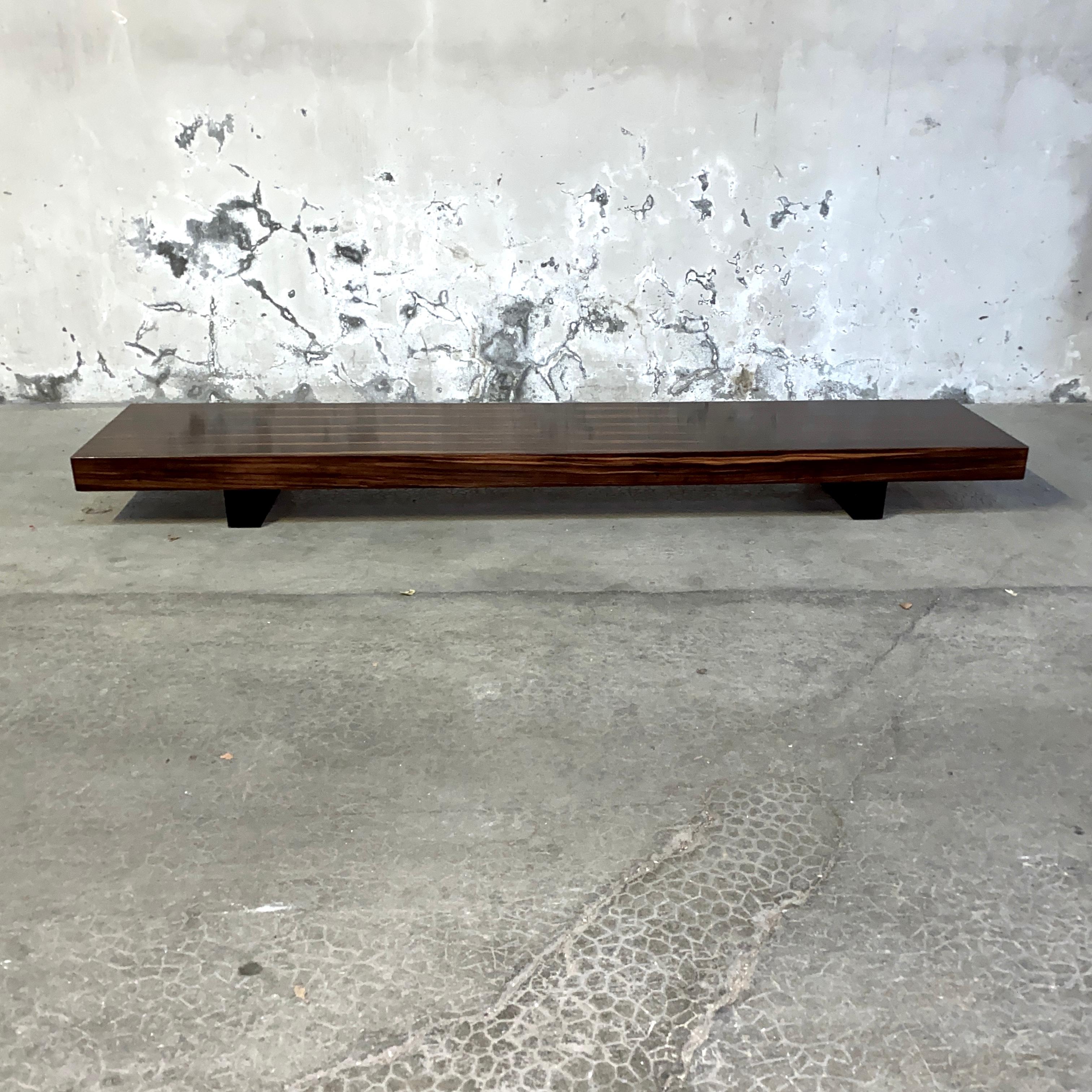 Mid-20th Century Poul Cadovius Bench Coffee Table in Rosewood For Sale