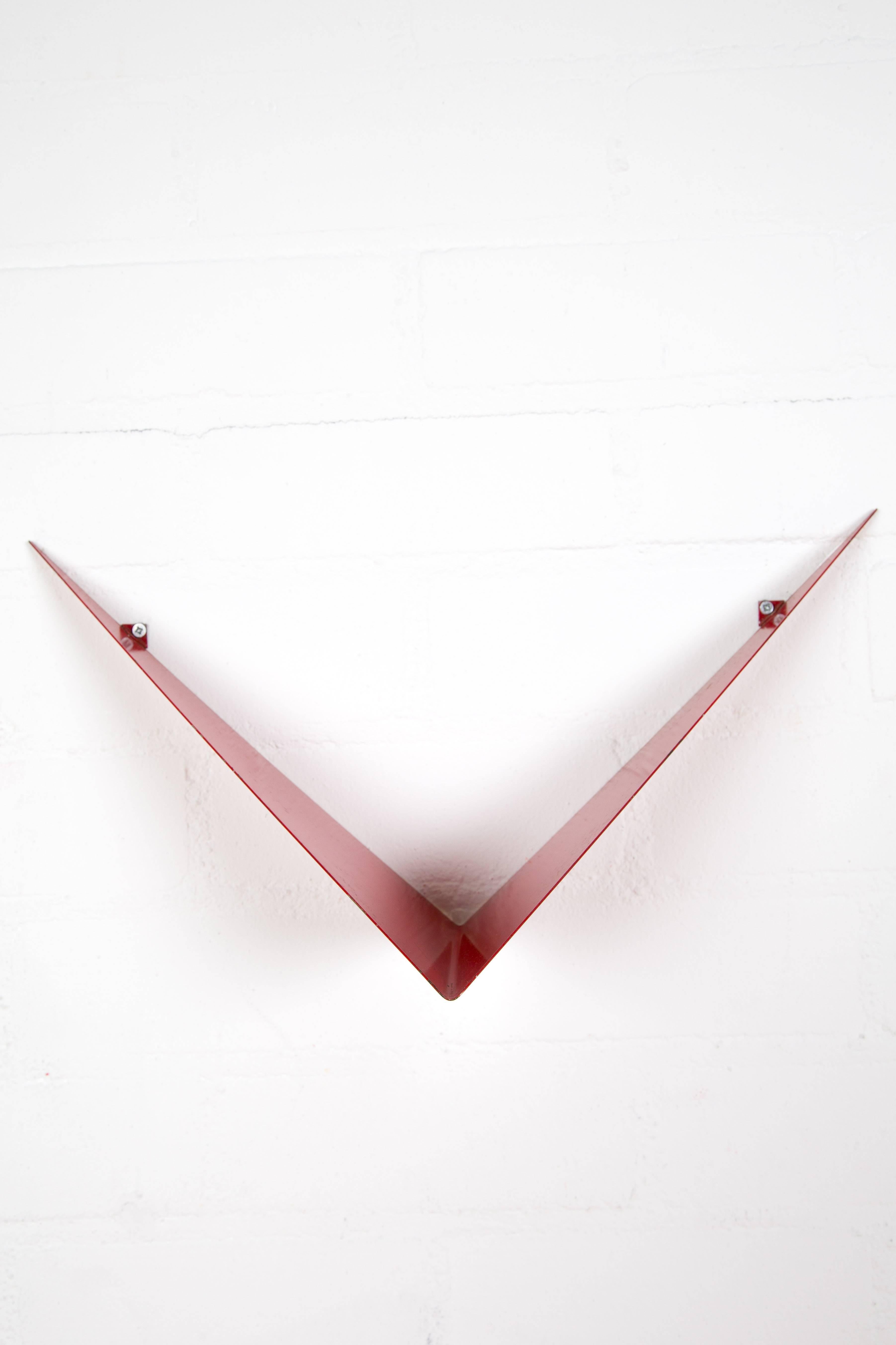 Danish Poul Cadovius Bookshelves Butterflies, Royal Metal Bookshelves Red, Blue Yellow For Sale