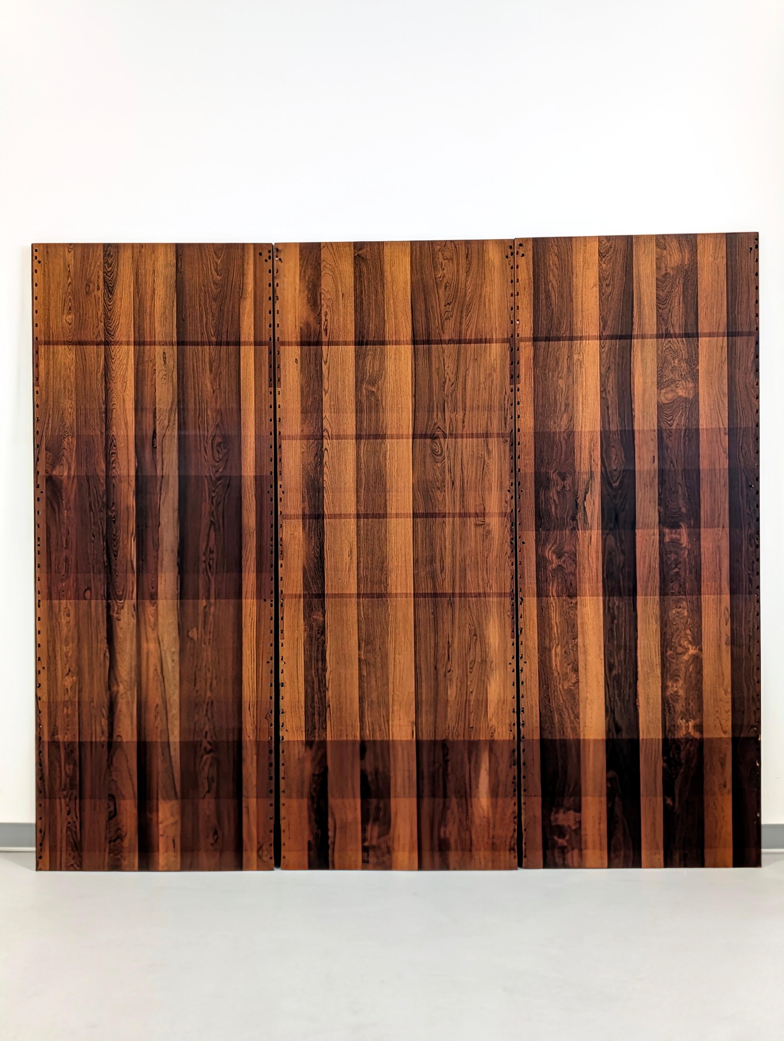 20th Century Poul Cadovius Brazilian Rosewood 3 Bay Royal Cado System For Sale