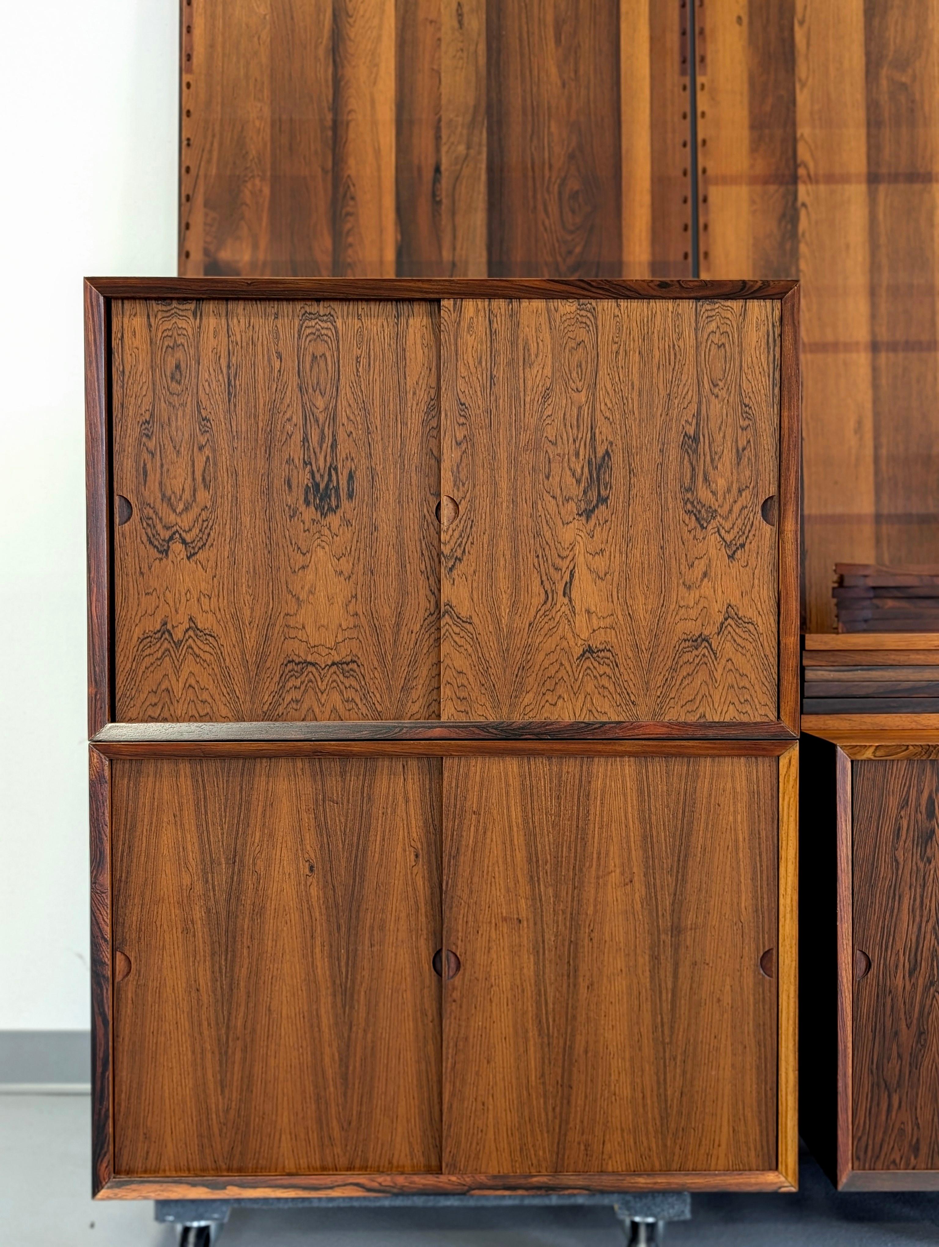 Poul Cadovius Brazilian Rosewood 3 Bay Royal Cado System For Sale 2