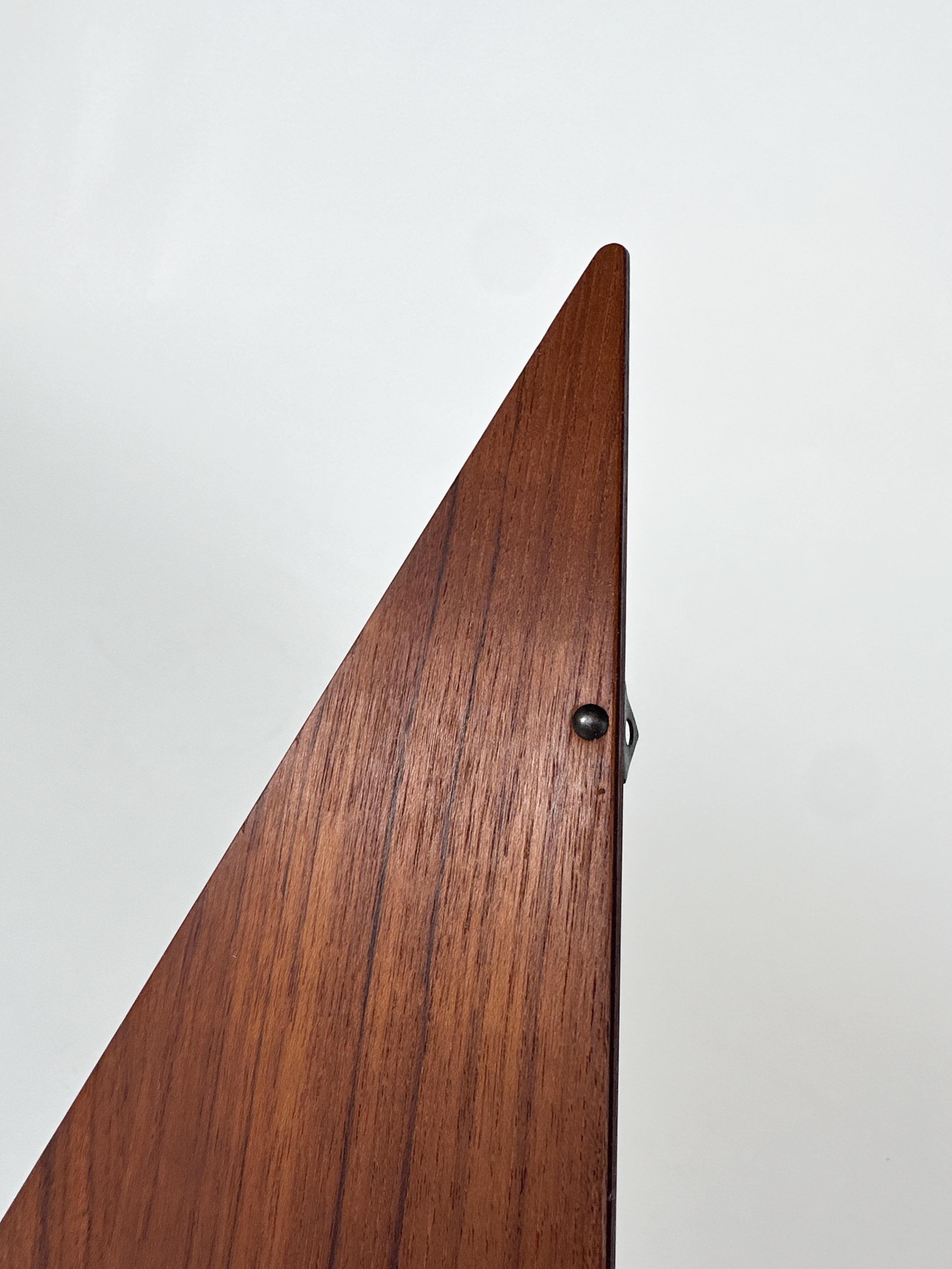 Hand-Crafted Poul Cadovius Butterfly Shelf Teak Plywood Bookshelf Royal Systems Denmark 1960s