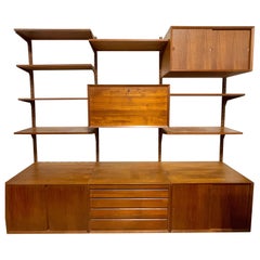 Poul Cadovius Cado Danish Modern Shelf System Wall Unit