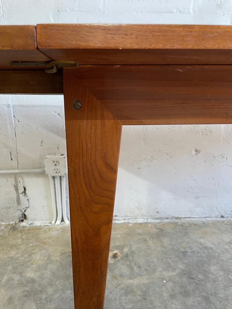 Poul Cadovius Cado Danish Modern Teak Dining Table Drop Leaf For Sale 4