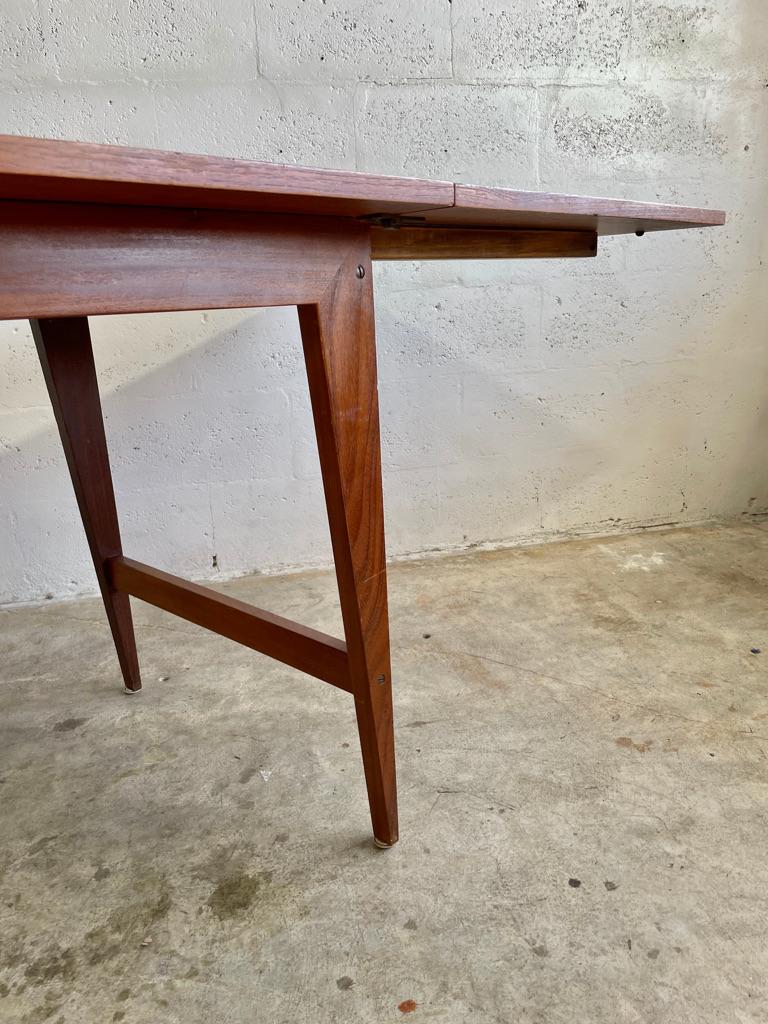 Poul Cadovius Cado Danish Modern Teak Dining Table Drop Leaf For Sale 3