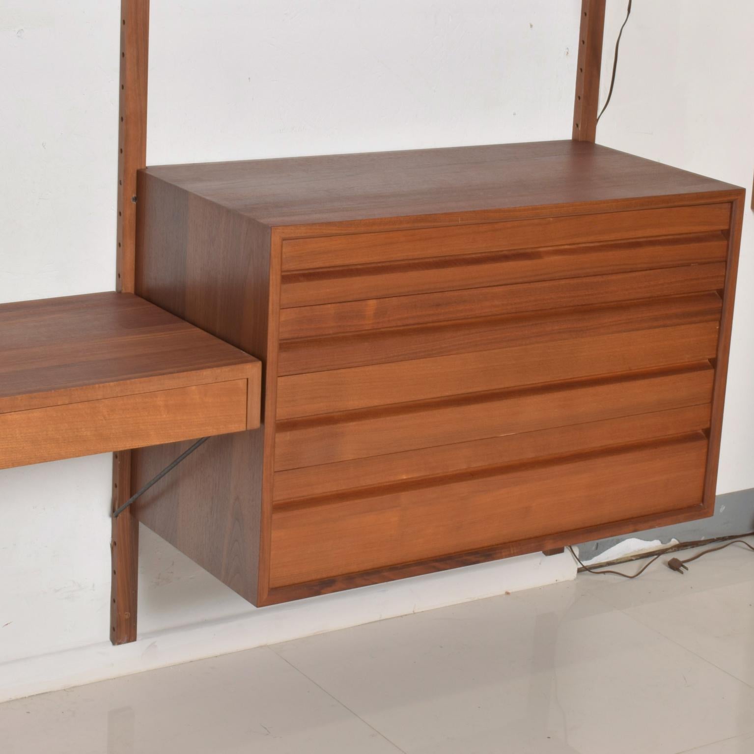 Scandinavian Modern Poul Cadovius, Cado, Royal System Wall Unit in Teak Midcentury Danish Modern