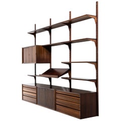 Poul Cadovius 'Cado' Wandsystem/Bücherregal Hergestellt in Dänemark