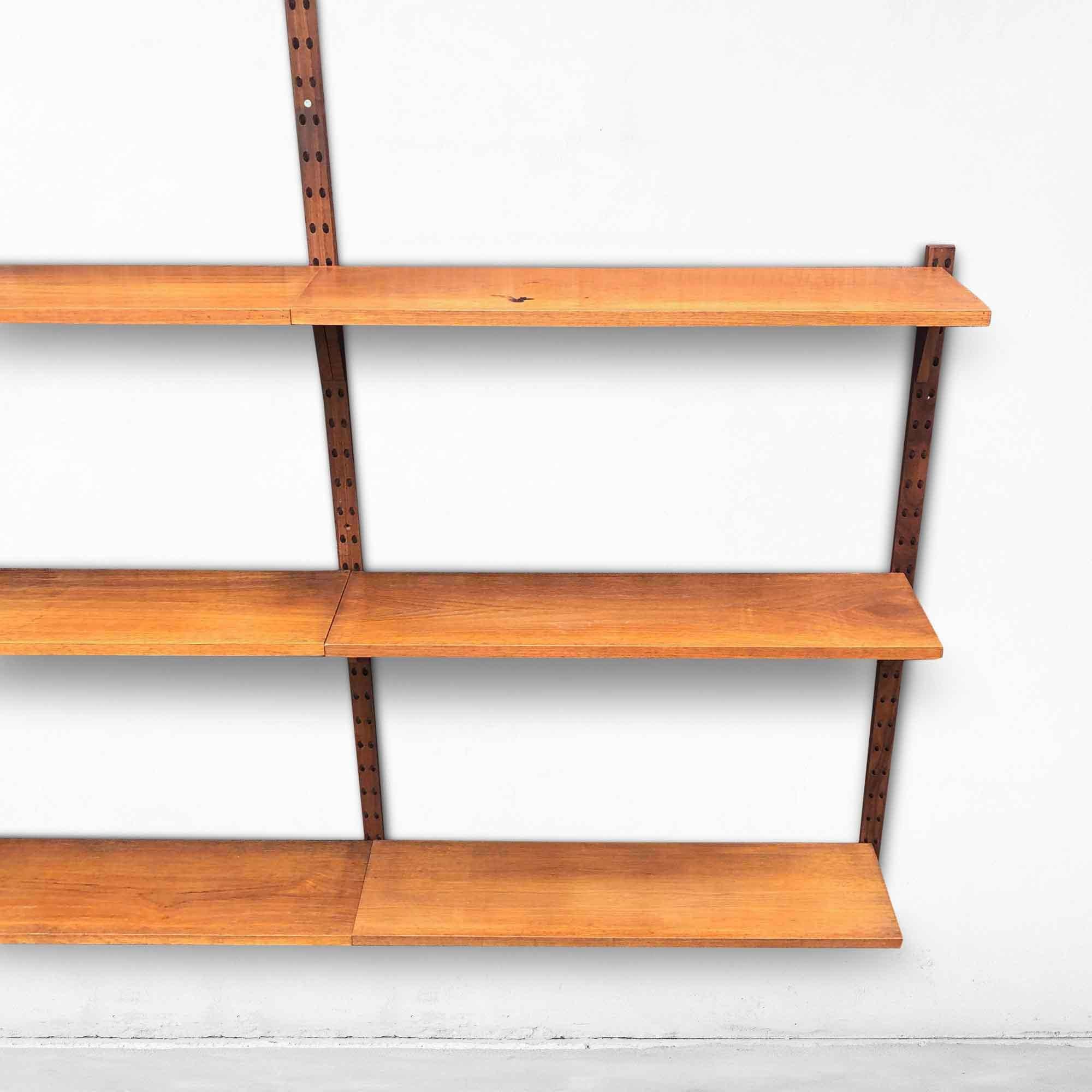 Scandinavian Modern Poul Cadovius Cado Wall Unit with Shelves