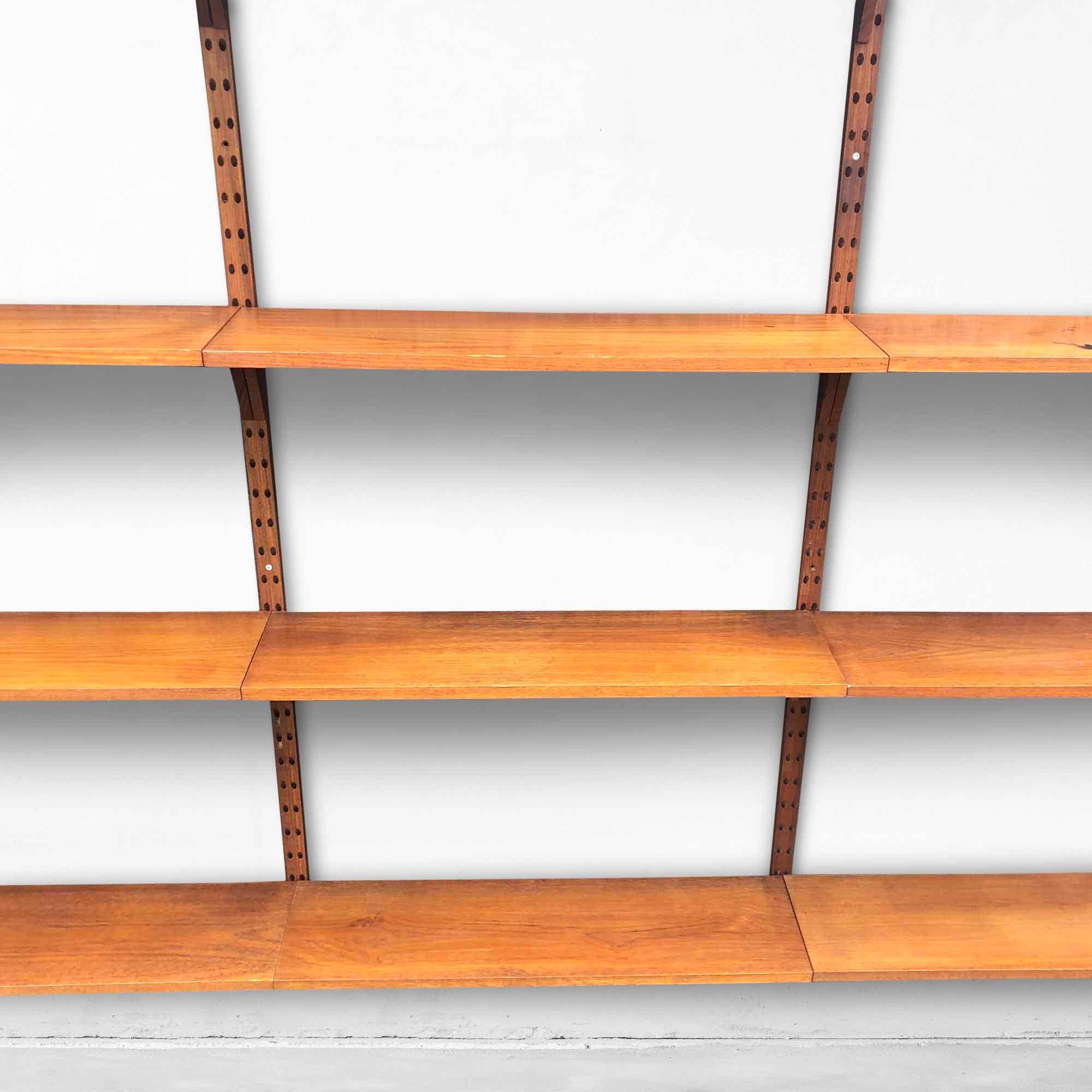Danish Poul Cadovius Cado Wall Unit with Shelves