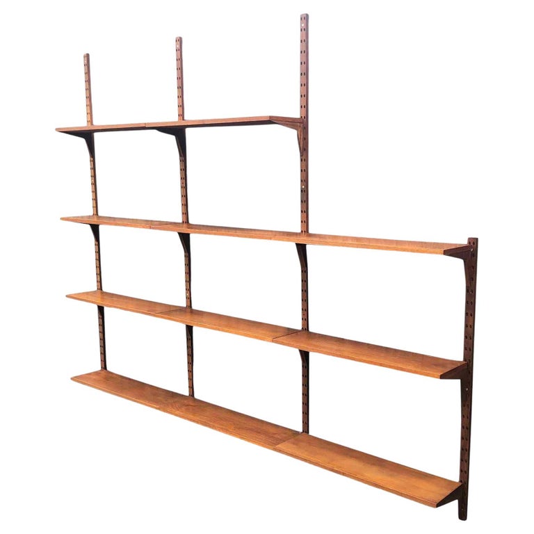 Poul Cadovius Cado Wall Unit with Shelves For Sale at 1stDibs