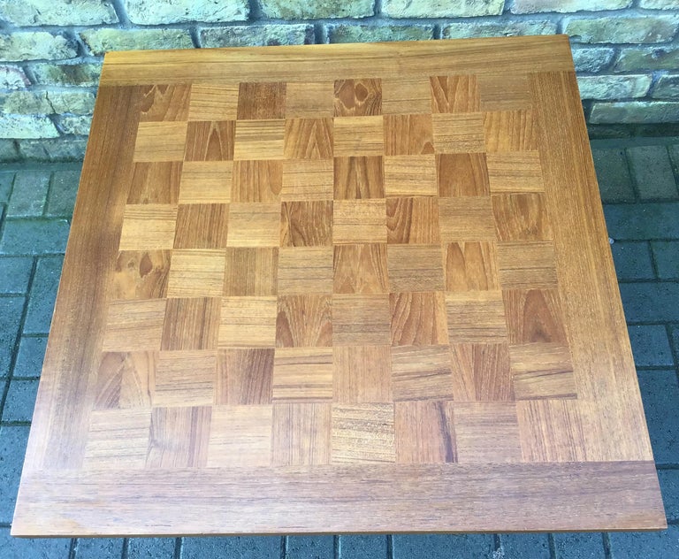 Mid-Century Modern Poul Cadovius Chess Table For Sale