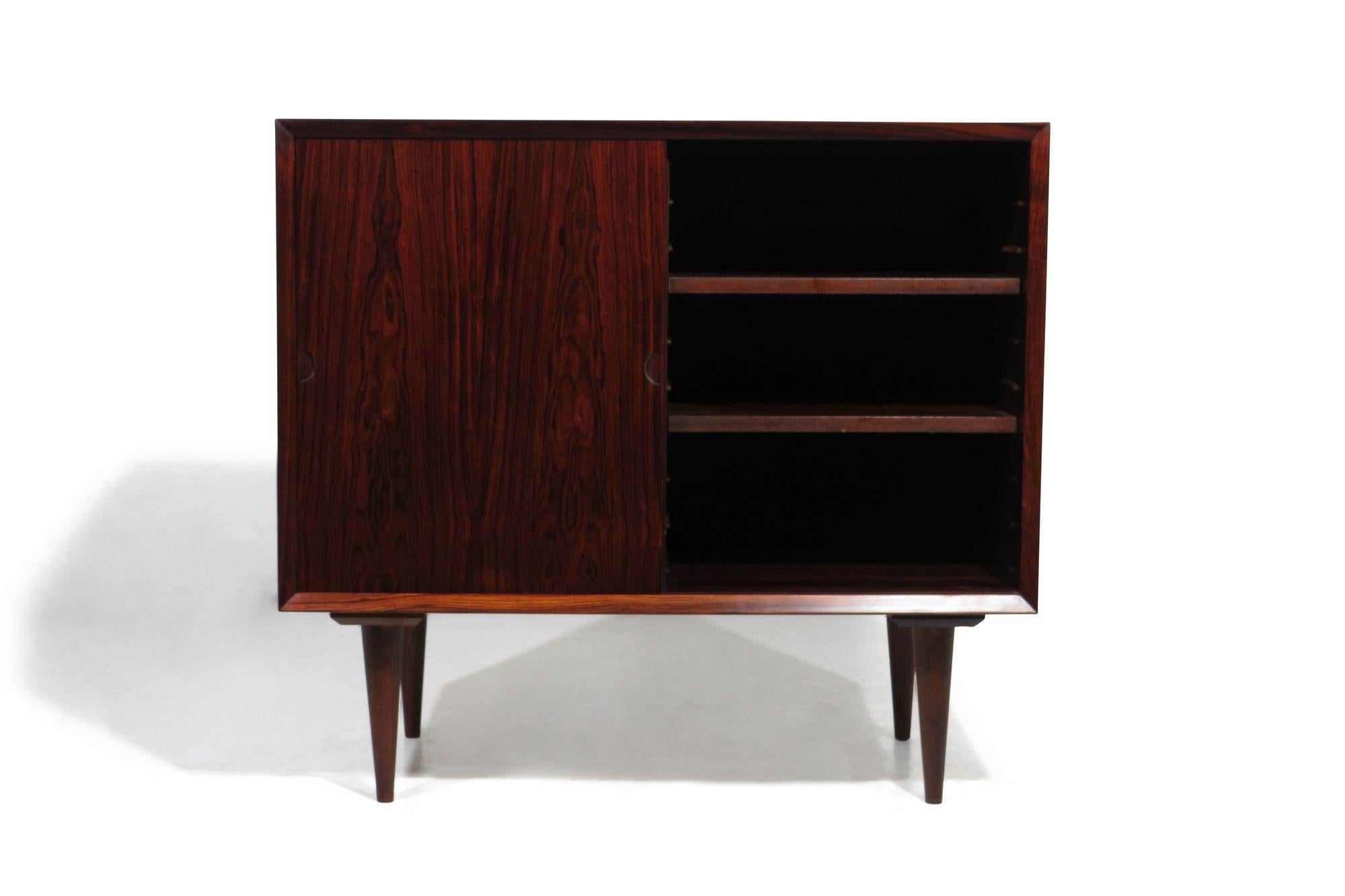 Scandinavian Modern Poul Cadovius Danish Brazilian Rosewood Cabinet For Sale