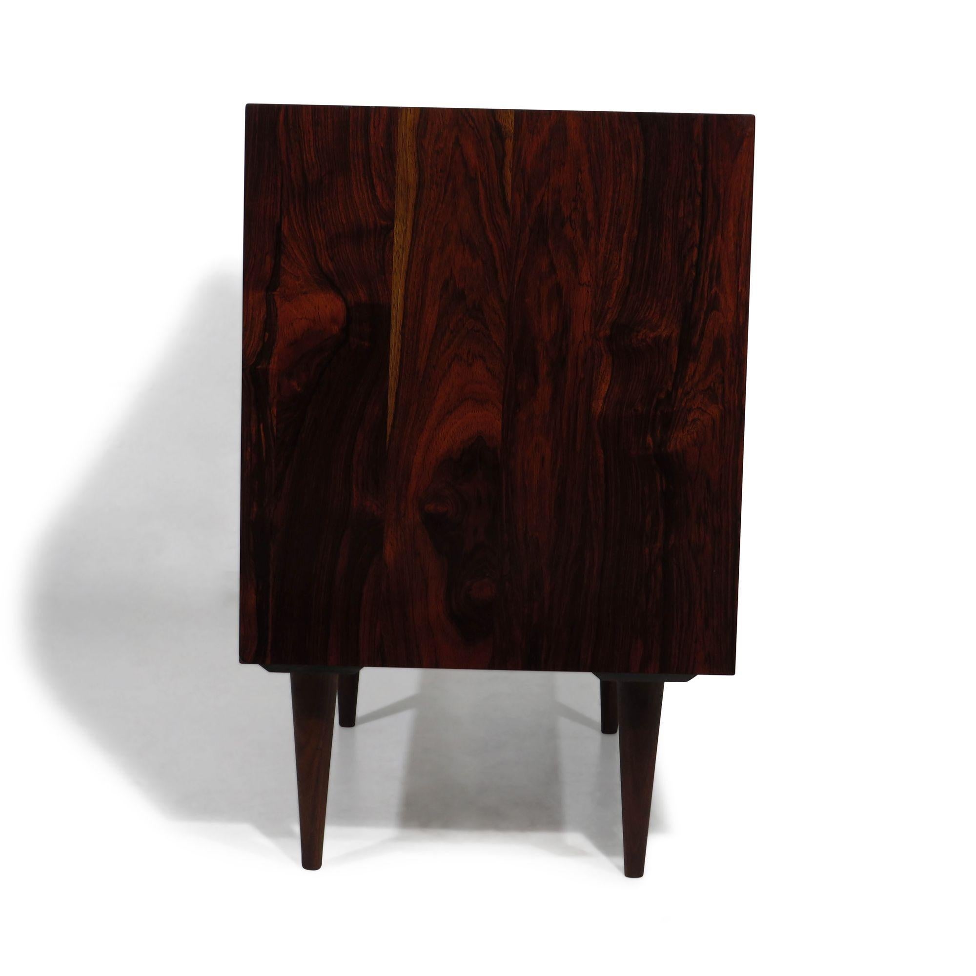 20th Century Poul Cadovius Danish Brazilian Rosewood Cabinet For Sale