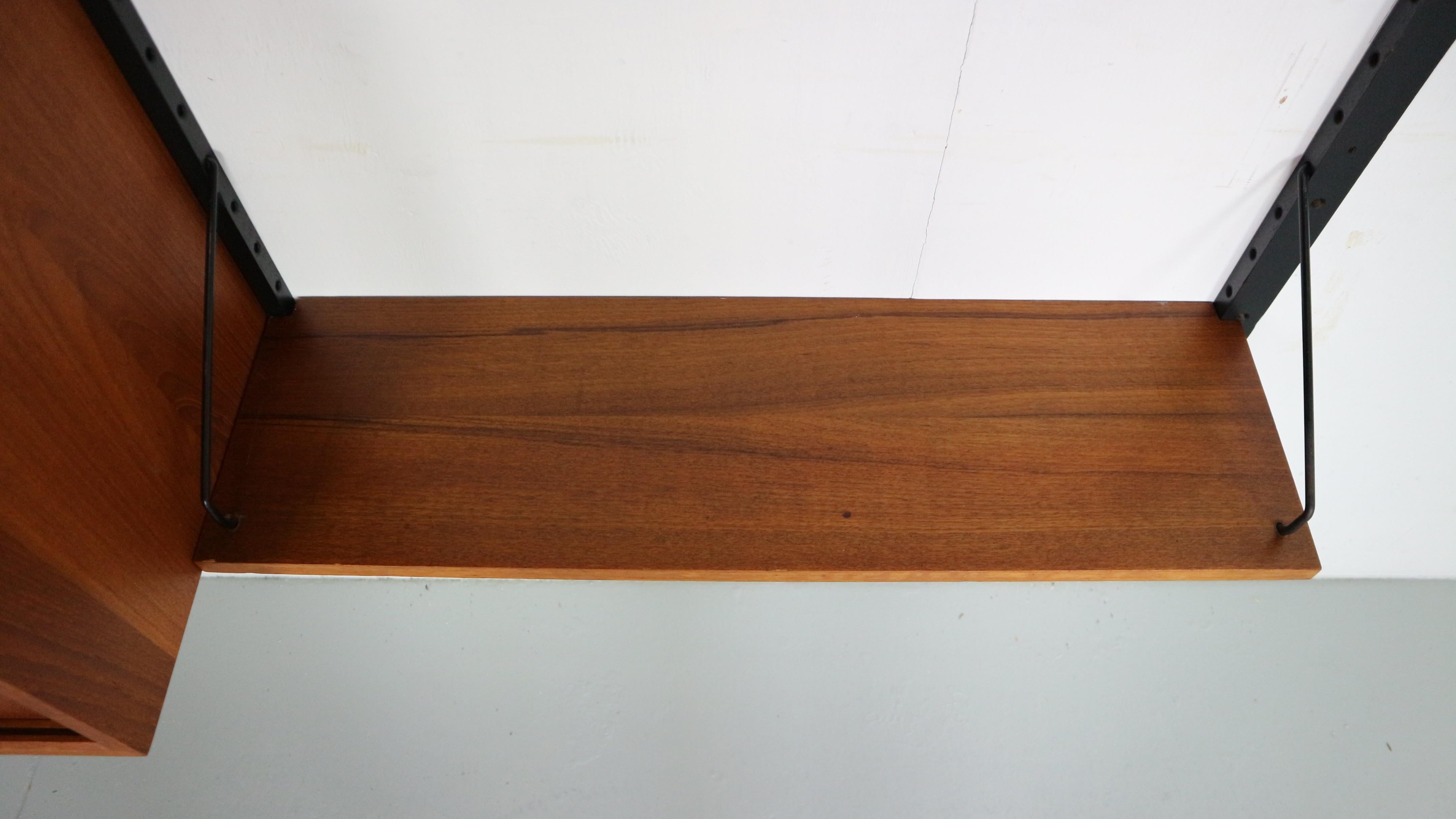 Poul Cadovius for Cado Danish Modern Teak Wall Unit Shelving, 1960 8