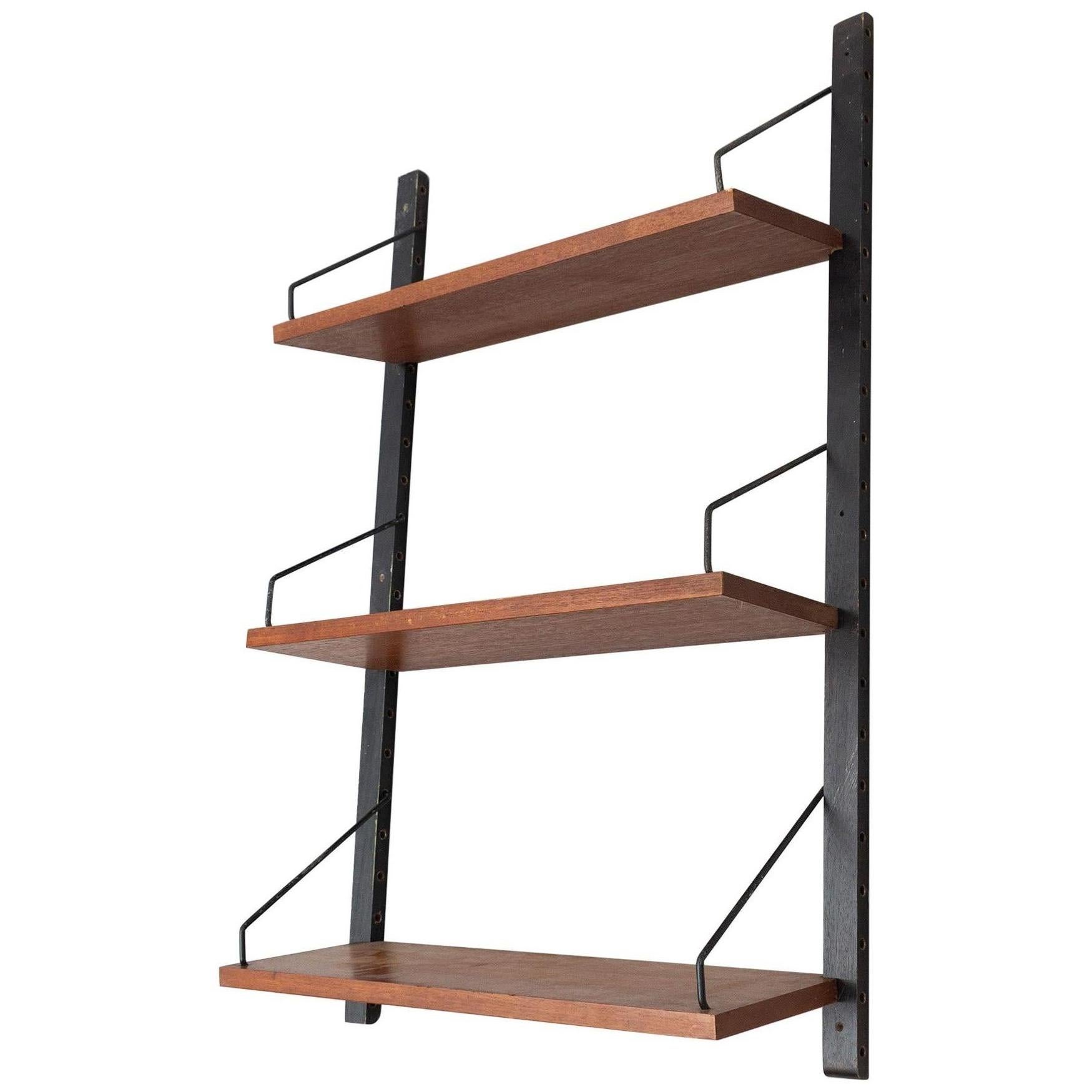 Poul Cadovius for Cado "Royal System" Modular Wall Shelve, circa 1948