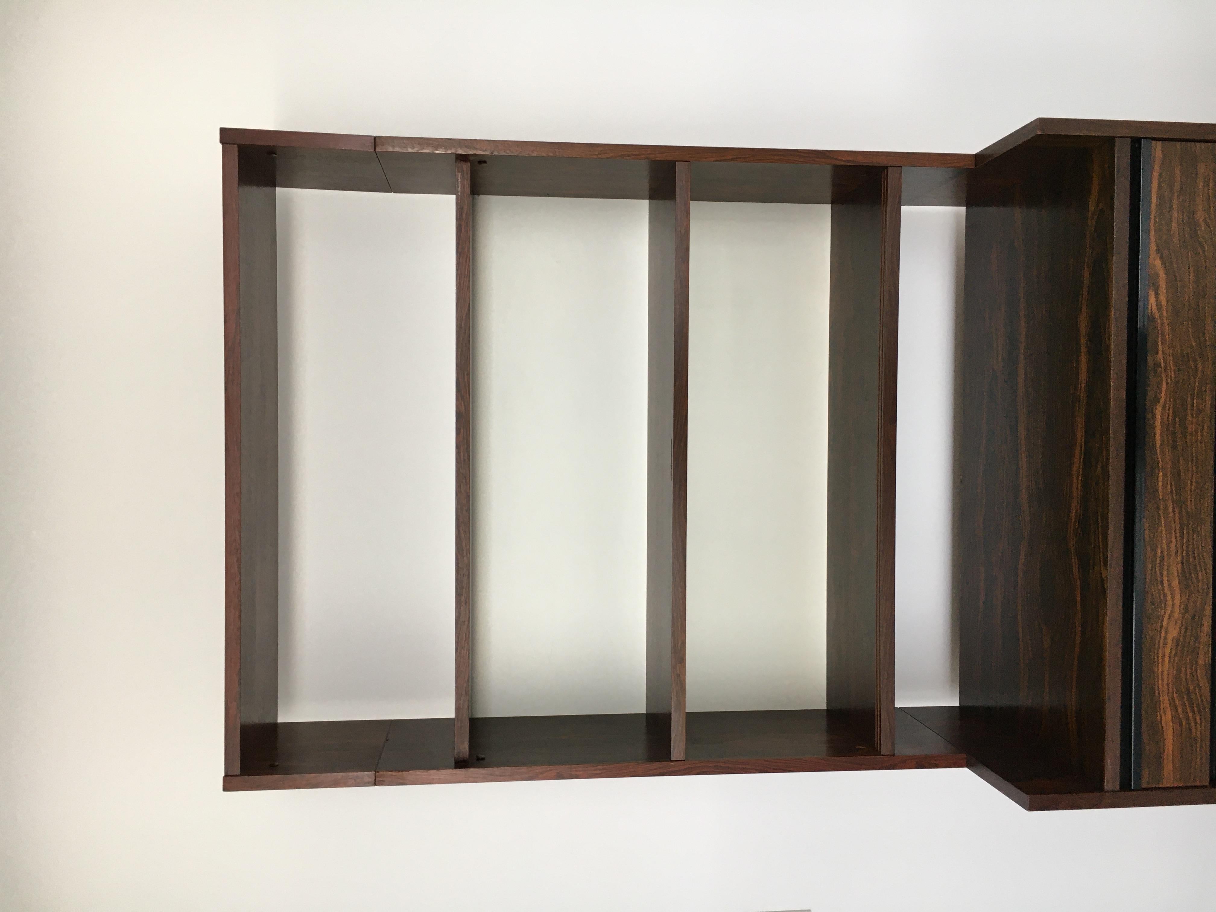 Poul Cadovius for klm rosewood cabinet, 1970’s For Sale 10