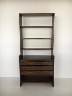 Poul Cadovius pour klm cabinet en bois de rose, années 1970