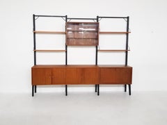 Poul Cadovius for Royal System Wall System Book Shelves in Teak, Denmark, 1950s