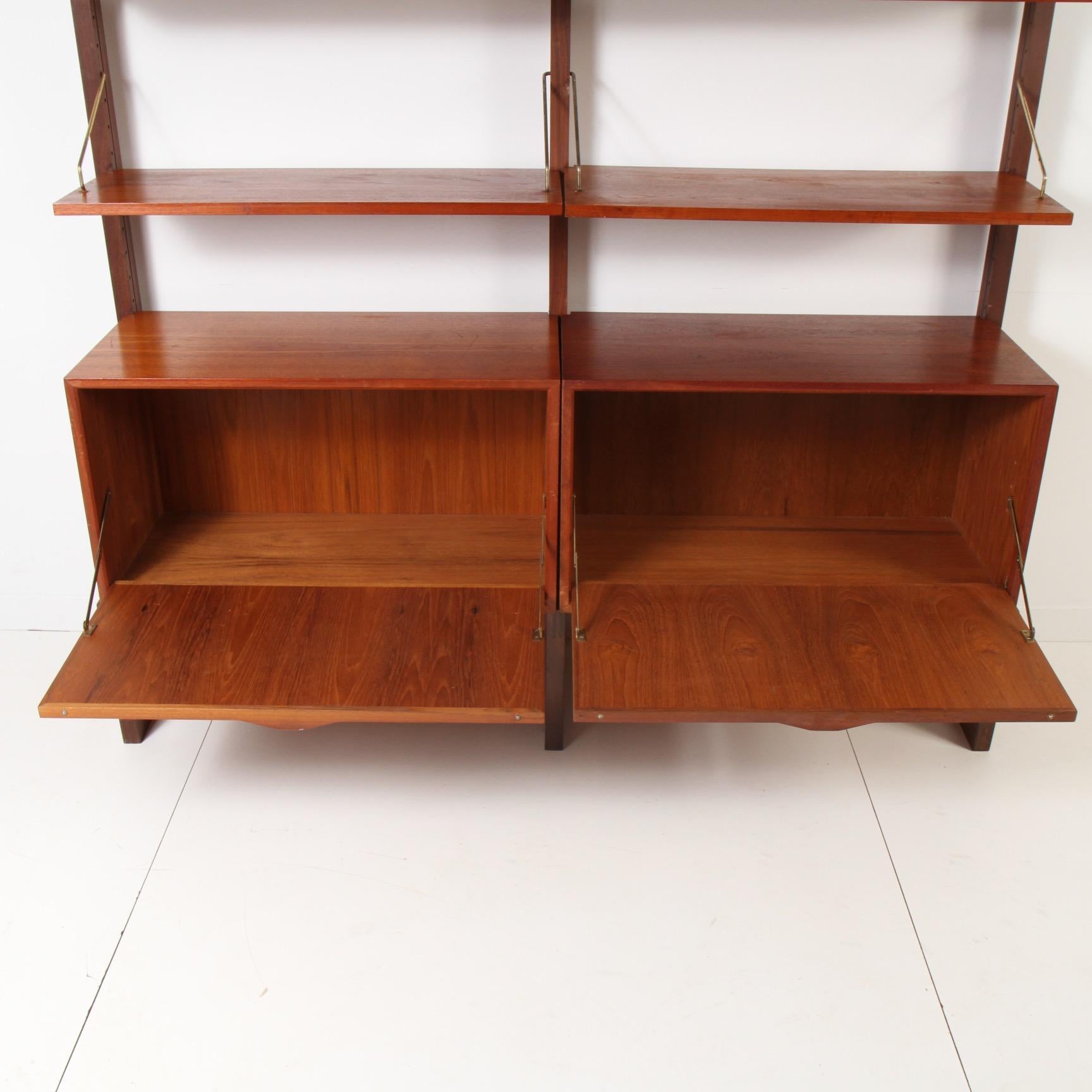 Poul Cadovius for Royal System Walnut Free Standing Wall Unit 3