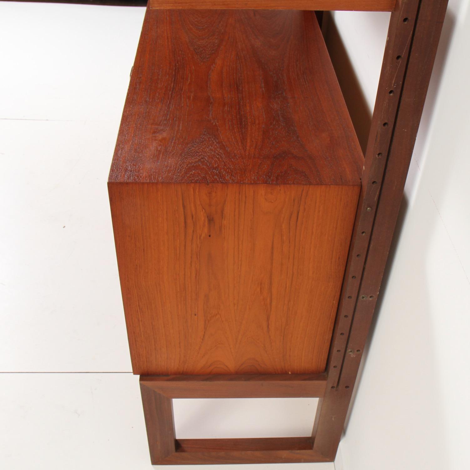 Danish Poul Cadovius for Royal System Walnut Free Standing Wall Unit