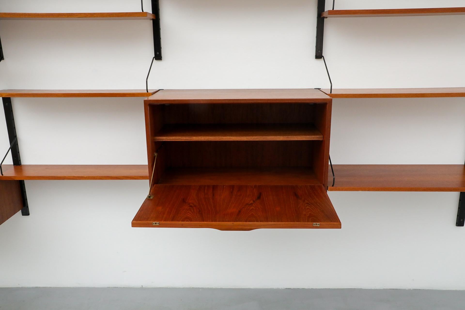 Poul Cadovius Four Section Shelving System for Royal System in Teak 6