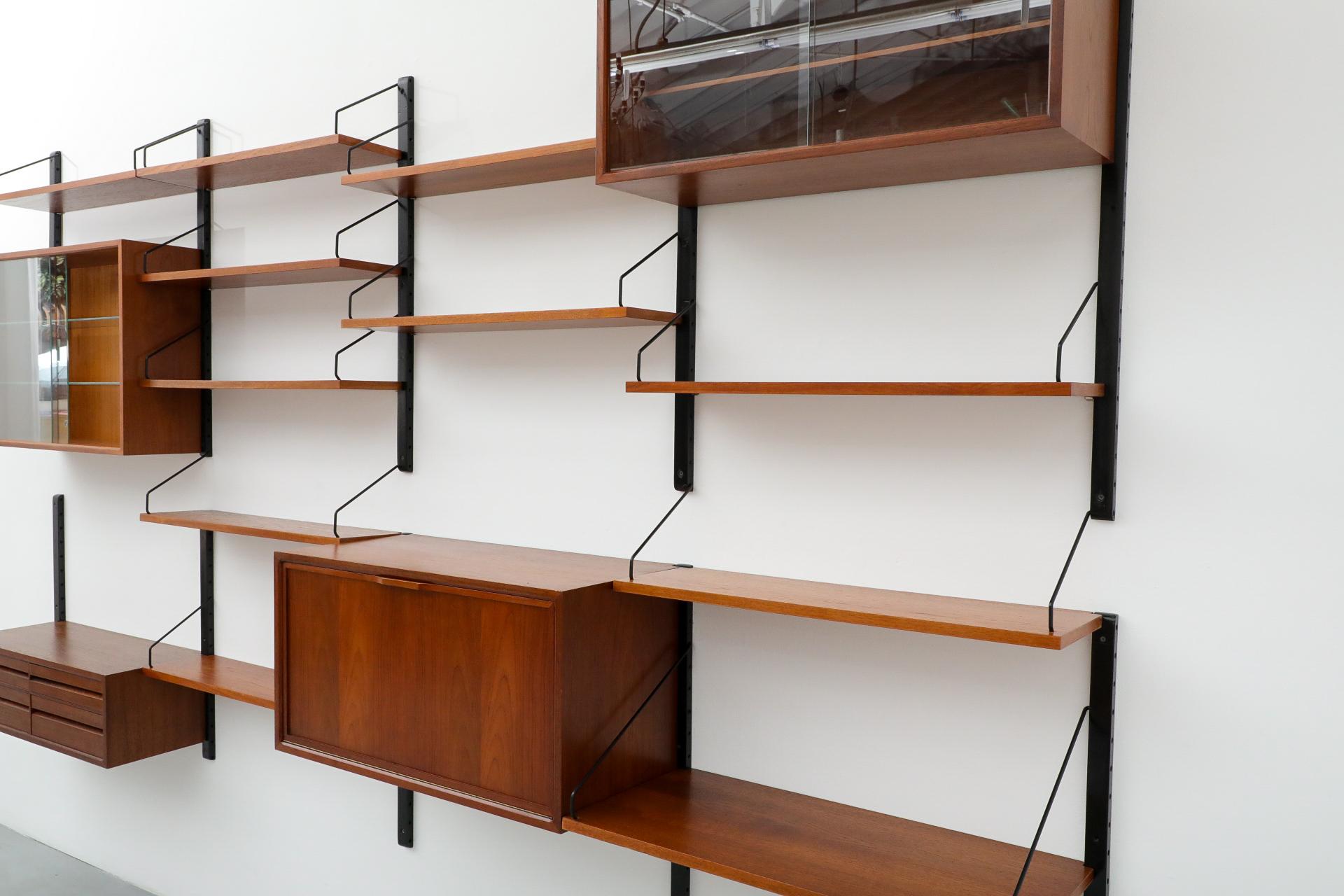 Poul Cadovius Four Section Shelving System for Royal System in Teak 8