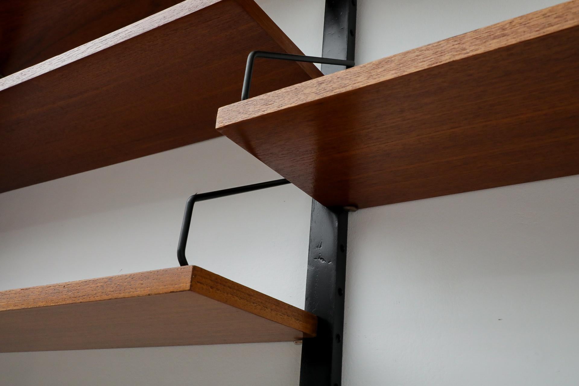 Poul Cadovius Four Section Shelving System for Royal System in Teak 11
