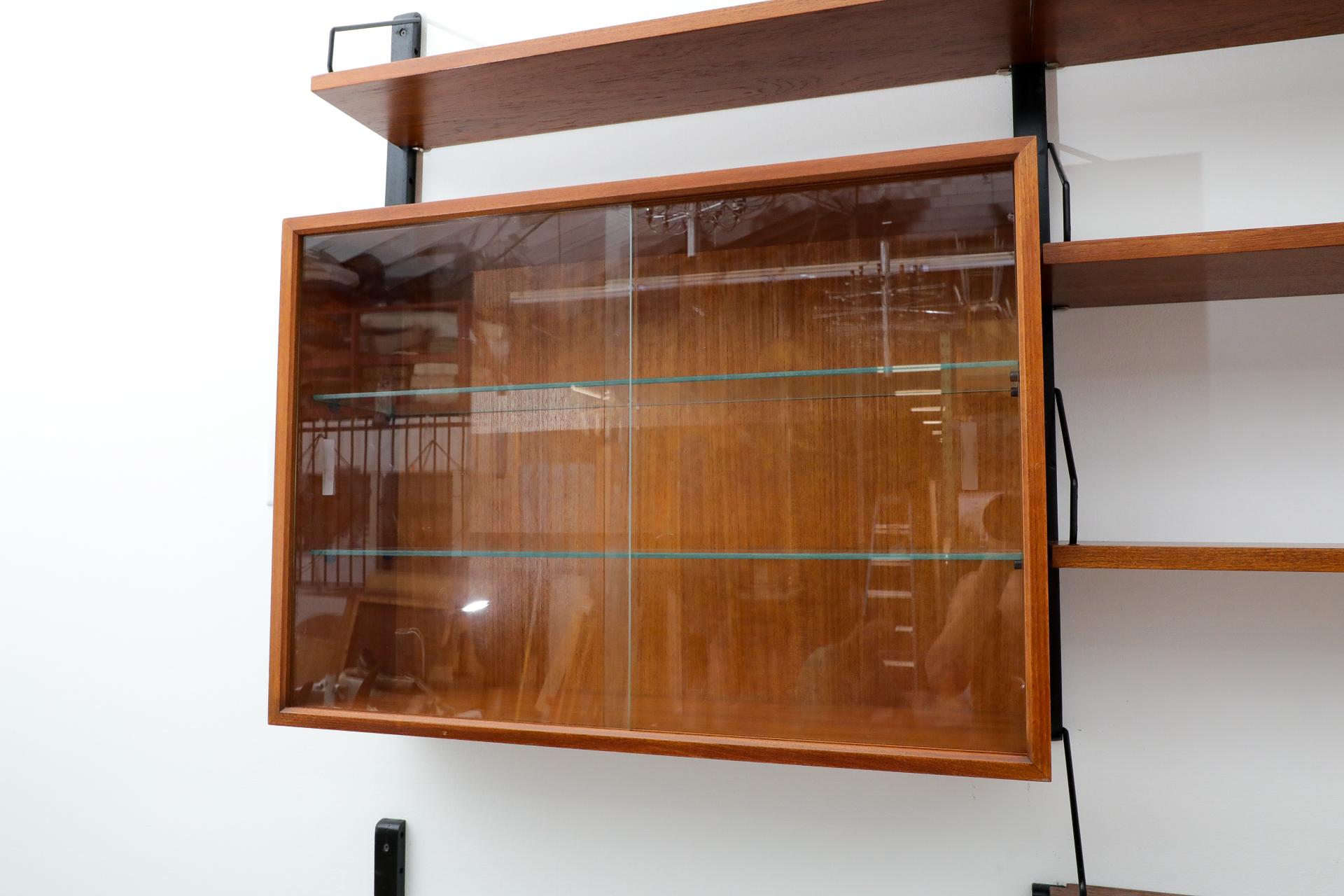 Danish Poul Cadovius Four Section Shelving System for Royal System in Teak
