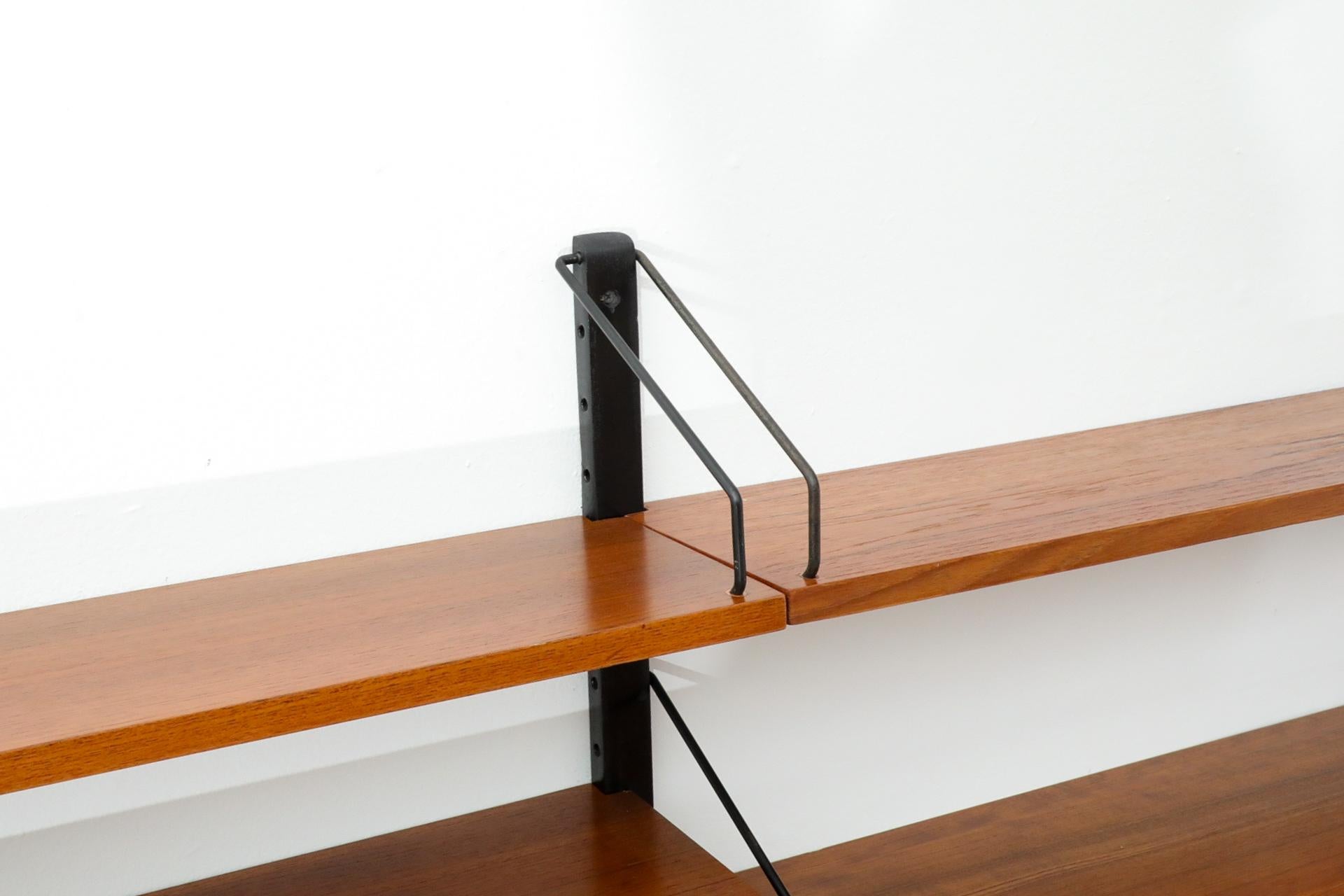 20th Century Poul Cadovius Four Section Shelving System for Royal System in Teak