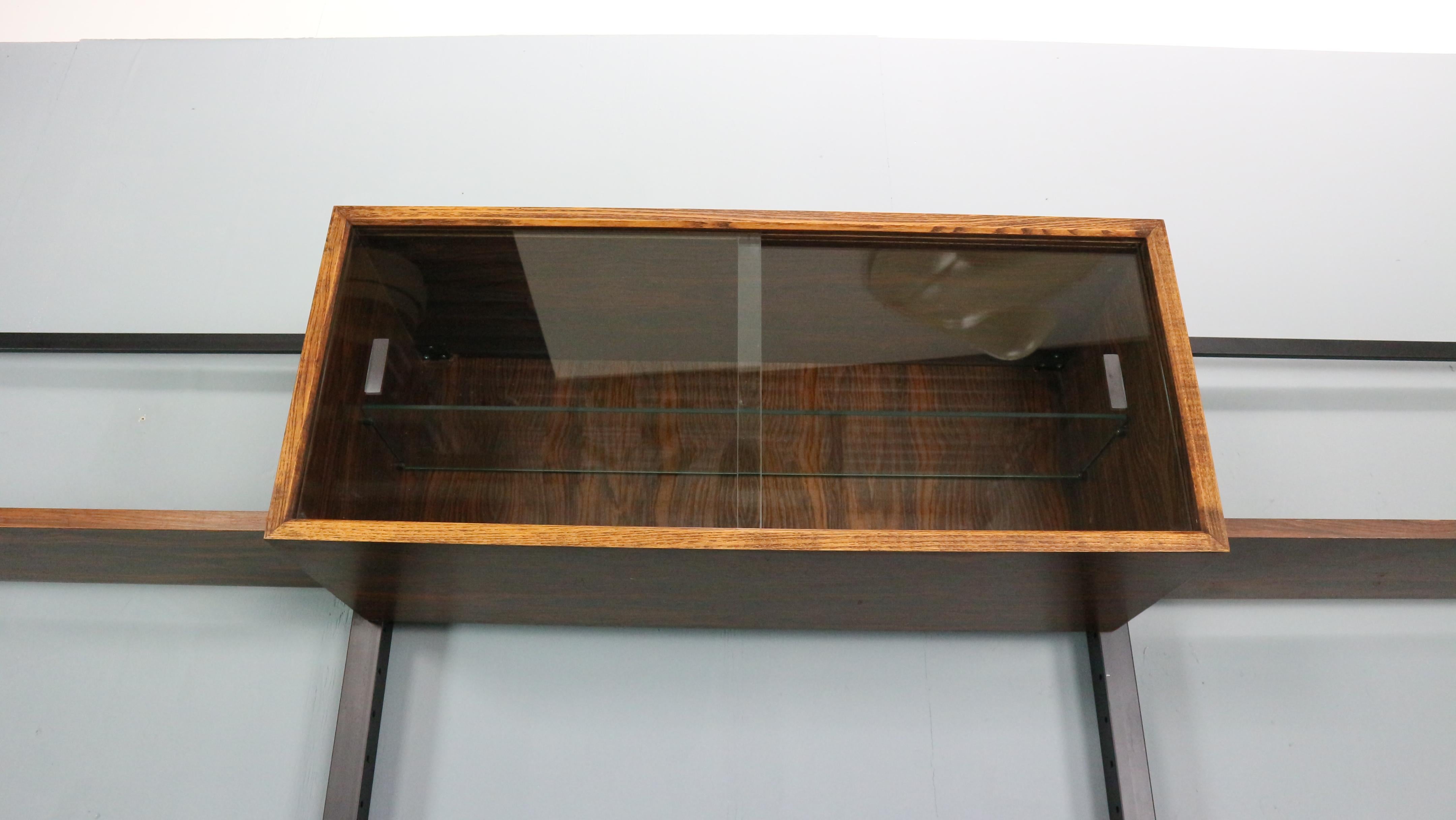 Poul Cadovius Freestanding Modular Wall Unit System for Royal System, 1960s 4
