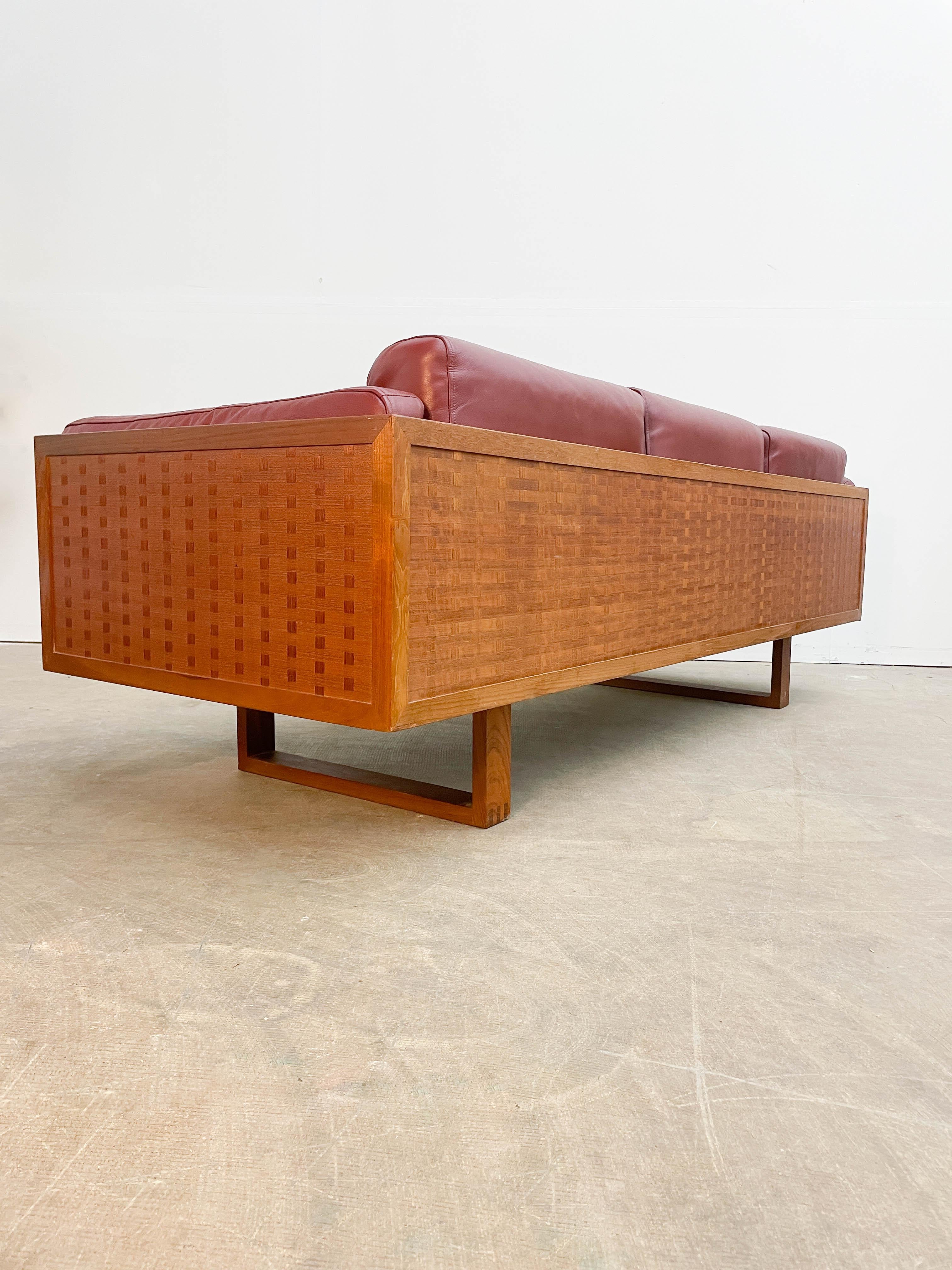 Poul Cadovius Governor Sofa in Teak and Leather 4