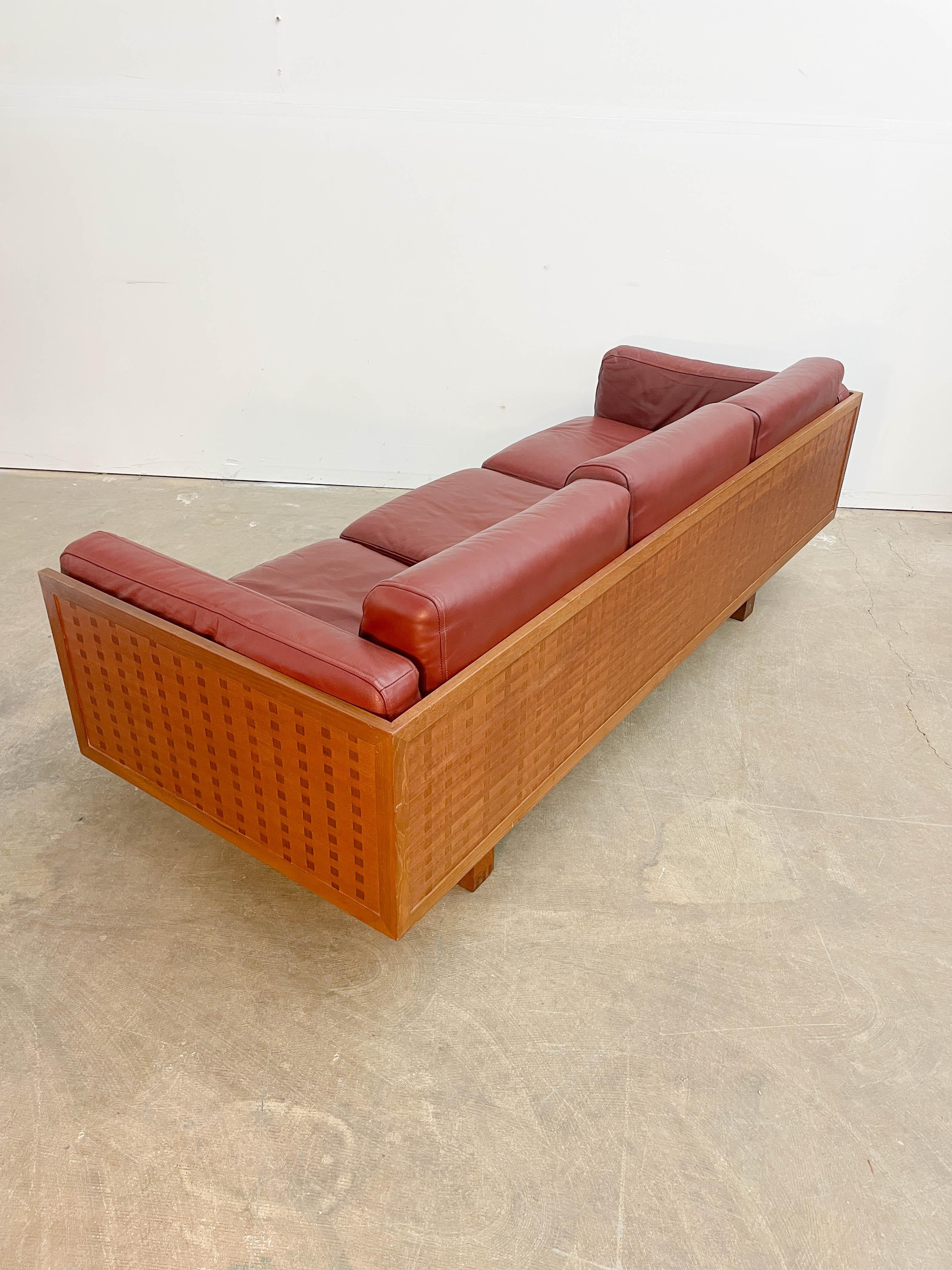 Poul Cadovius Governor Sofa in Teak and Leather 5