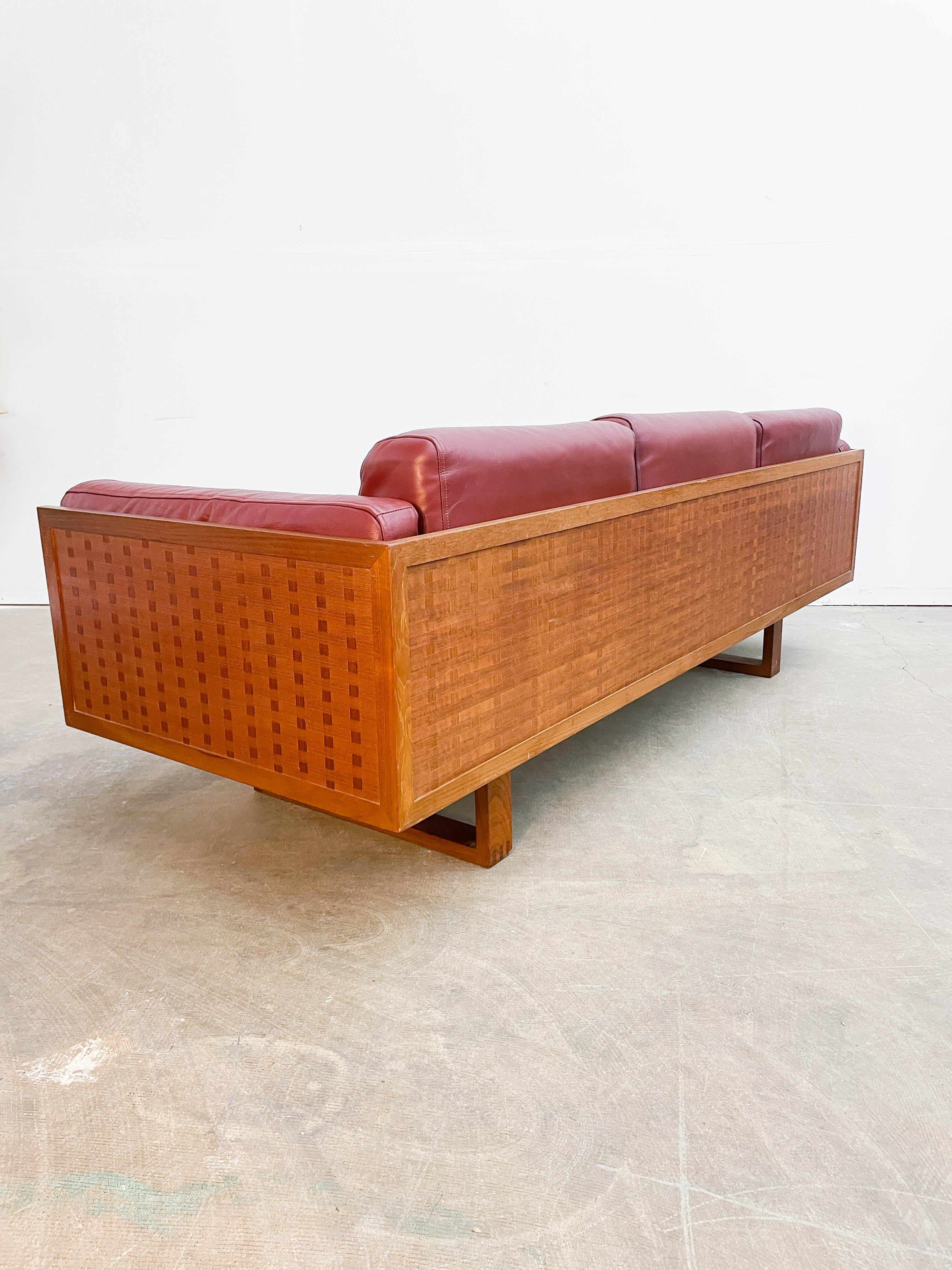 Poul Cadovius Governor Sofa in Teak and Leather 3