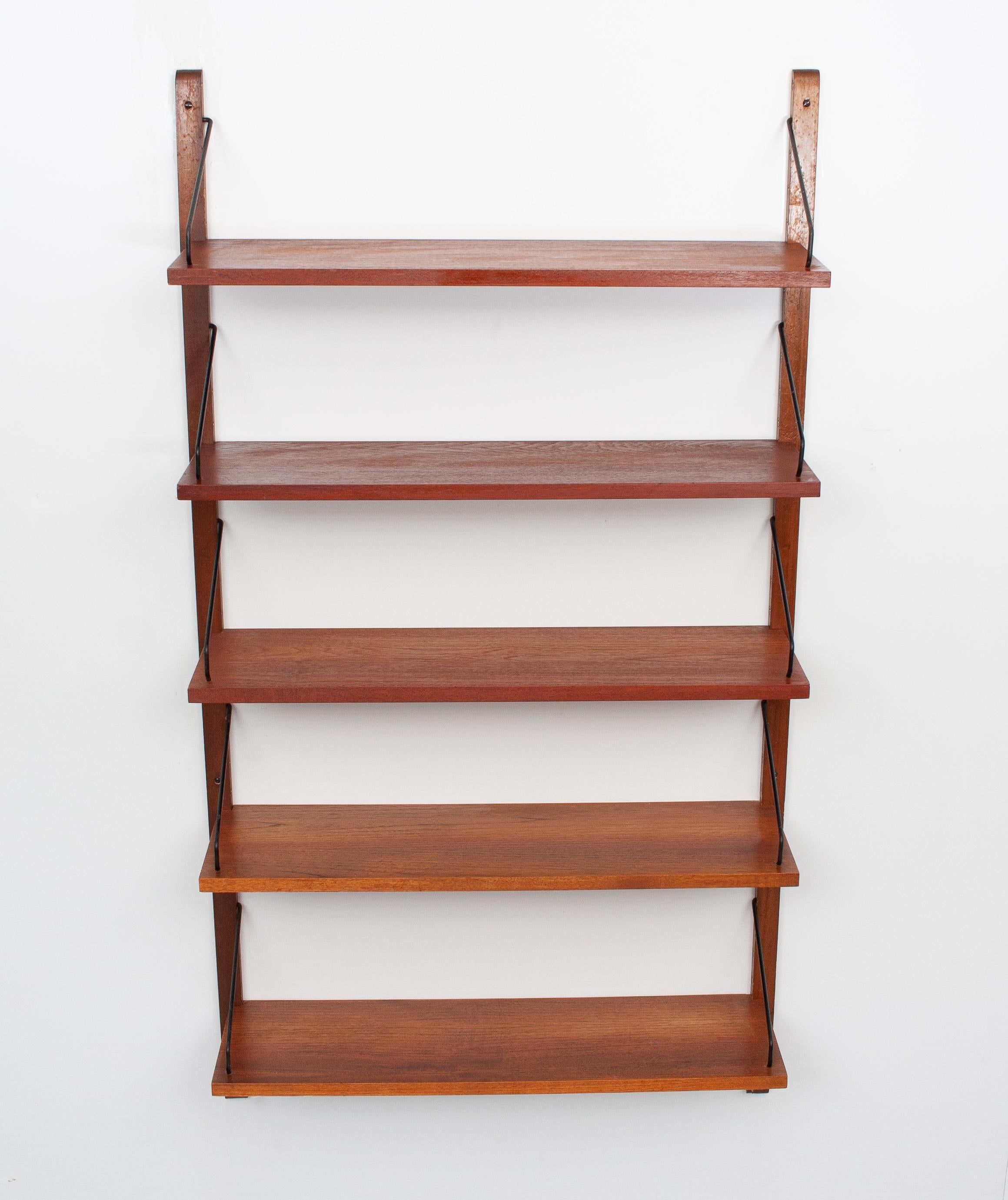 Mid-20th Century Poul Cadovius Hanging Bookcase Cado Model Royal, Denmark