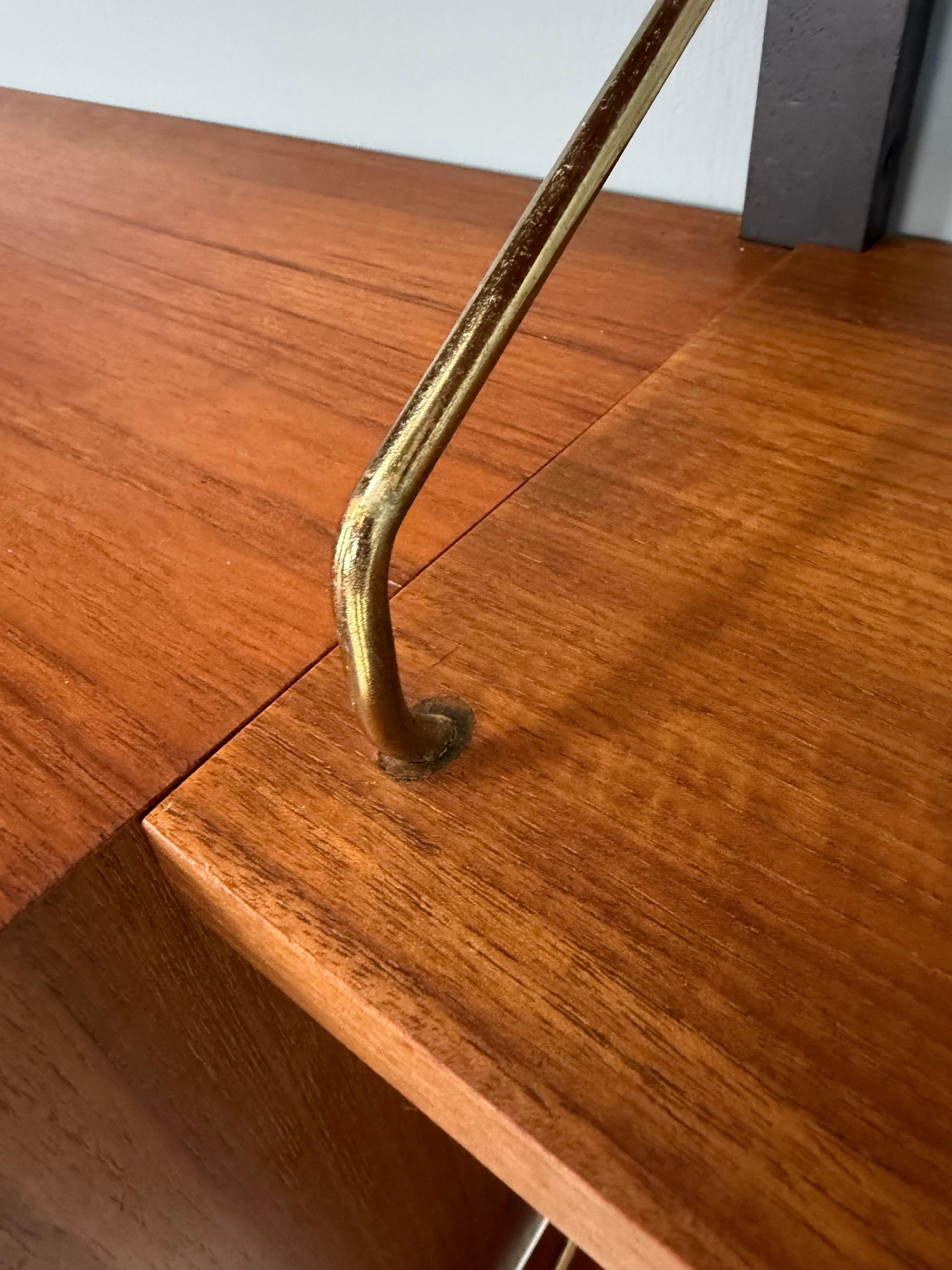 Modularer Teakholz-Wandregal von Poul Cadovius für Cado, Mid-Century Modern, 1960 im Angebot 4