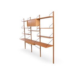 Poul Cadovius Midcentury Bücher- Wandregal Royal Systeme Cado1