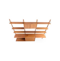 Poul Cadovius Midcentury Bücher- Wandregal Royal Systeme Cado2