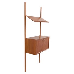 Poul Cadovius Midcentury Bücher- Wandregal Royal Systeme Cado3