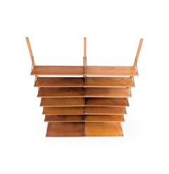 Poul Cadovius Midcentury Bücher- Wandregal Royal Systeme Cado4