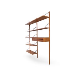 Poul Cadovius Midcentury Bücher- Wandregal Royal Systeme Cado6