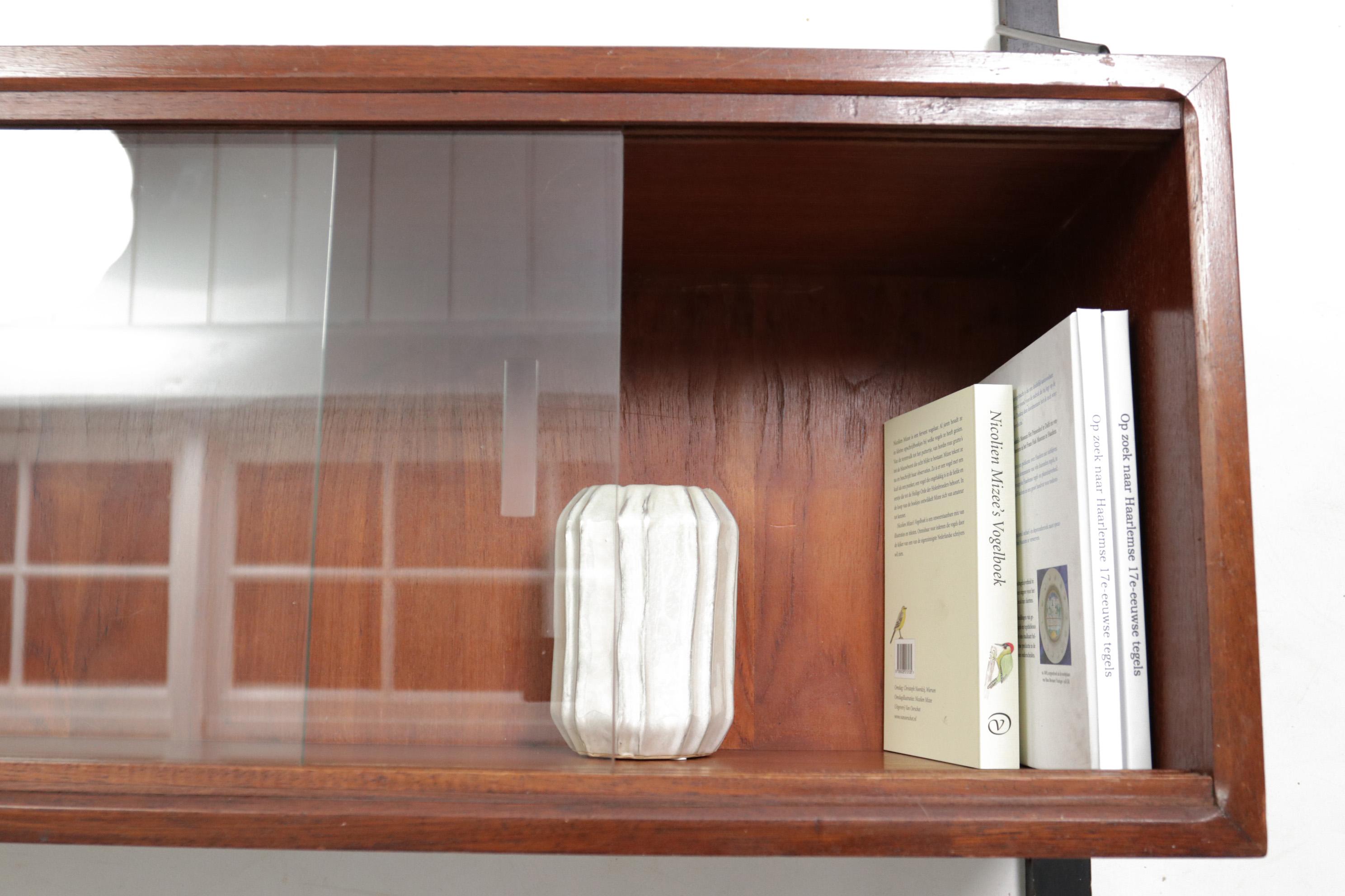 Poul Cadovius Modular Floating Wall System in Teak, Denmark, 1950's 5