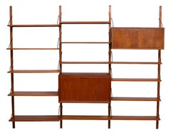 Poul Cadovius modulare Royal Wall System 1950s Danimarca