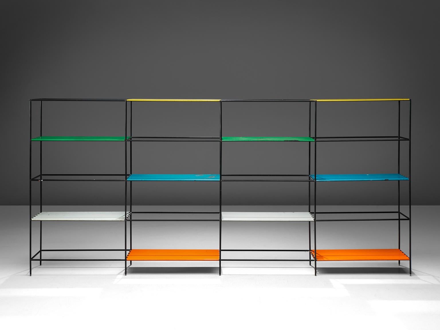 modular steel shelving