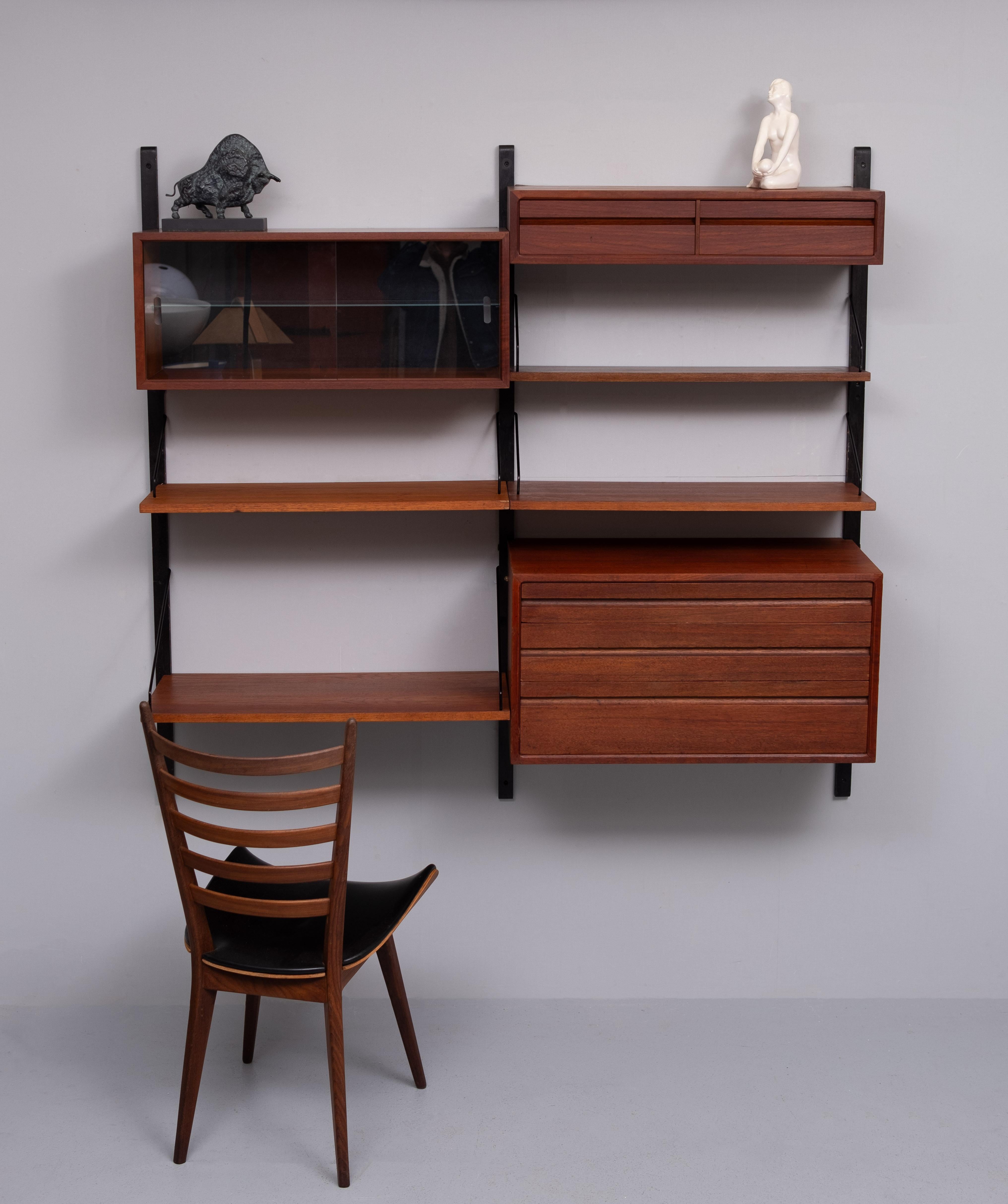 Danese Poul Cadovius  sistema modulare Teak Wall  Danimarca  1960s in vendita