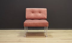 Poul Cadovius Revolt Pink Velour Armchair Vintage, 1960s