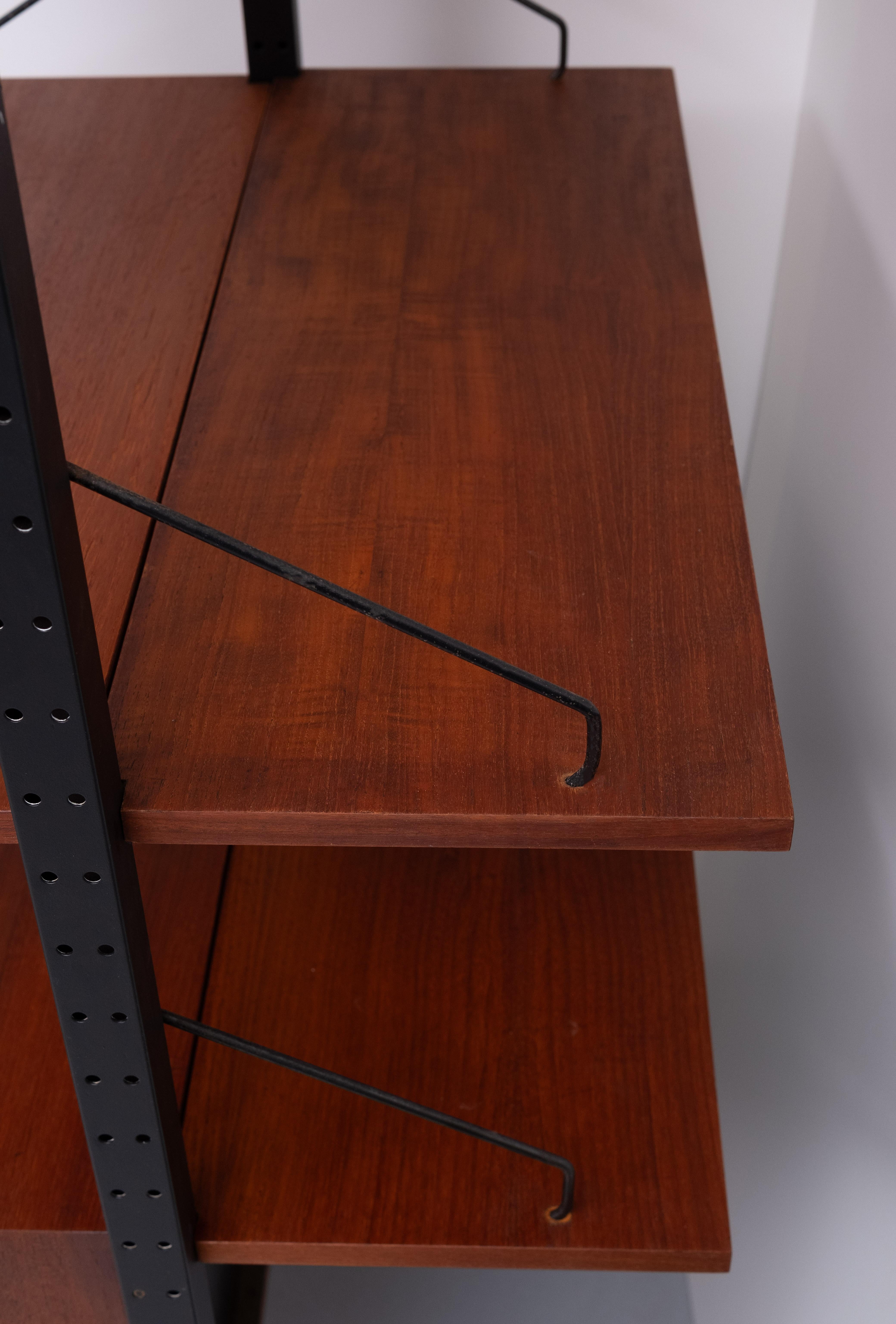 Poul Cadovius Room Divider Teak Royal Wall System  Denmark 1960s For Sale 2