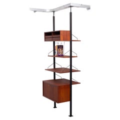 Poul Cadovius, Royal Wall System, Raumteiler aus Teakholz  Dänemark 1960er Jahre