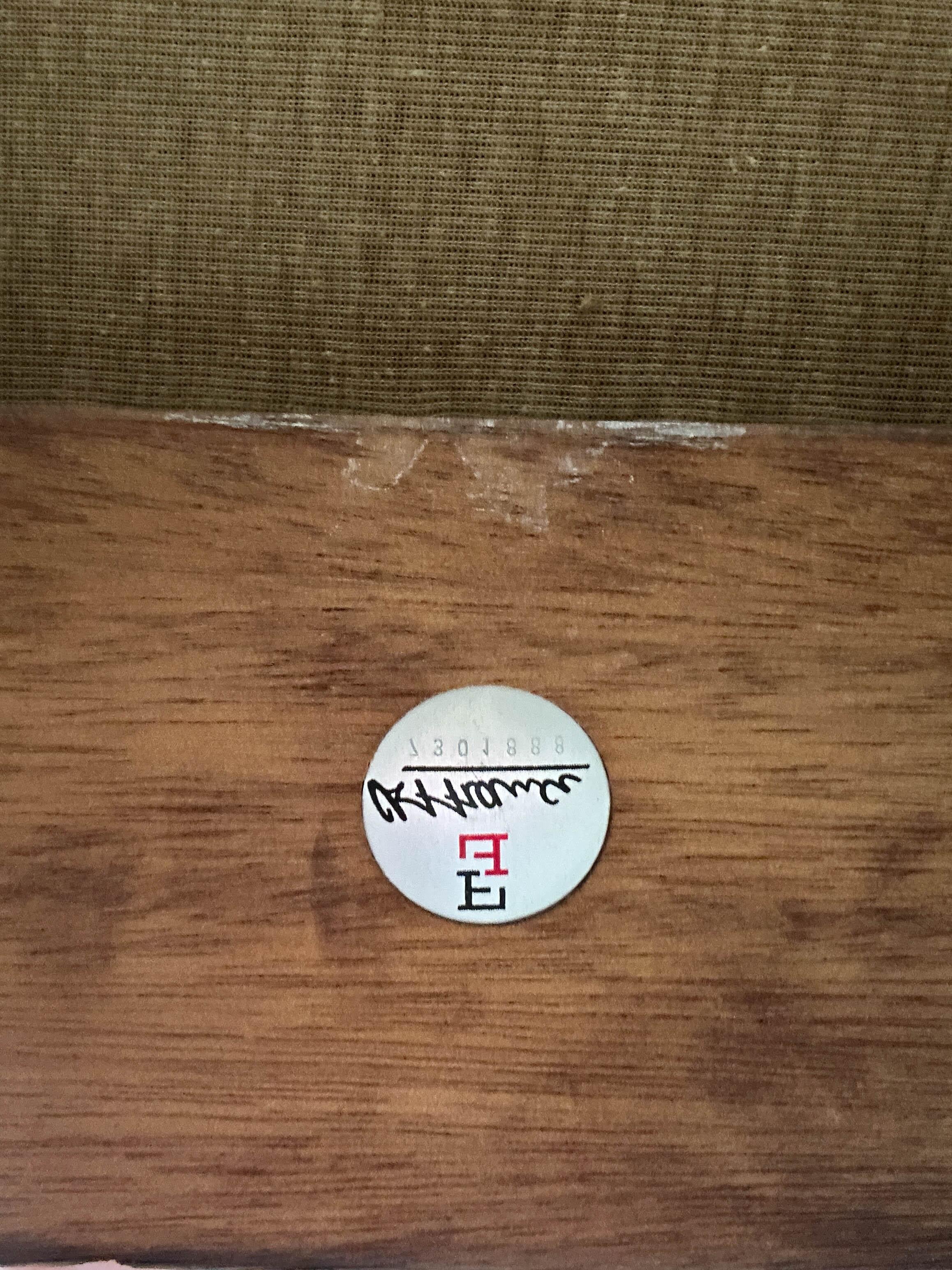 Poul Cadovius Sofa aus Rosenholz und Leder im Angebot 10