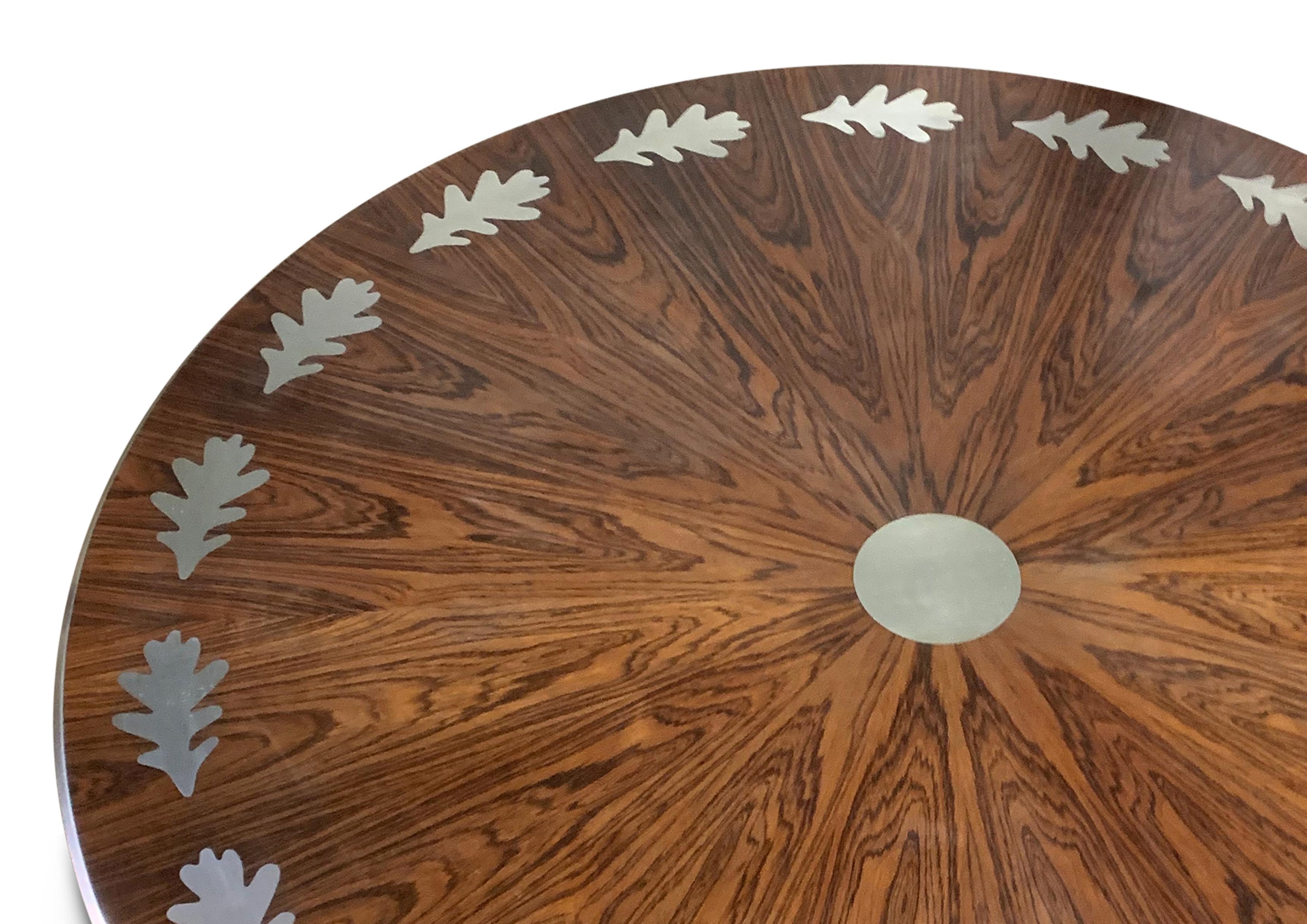 Poul Cadovius Tavolino in legno di palissandro disegnato per France & Son Circolare Anni '60 in vendita 1