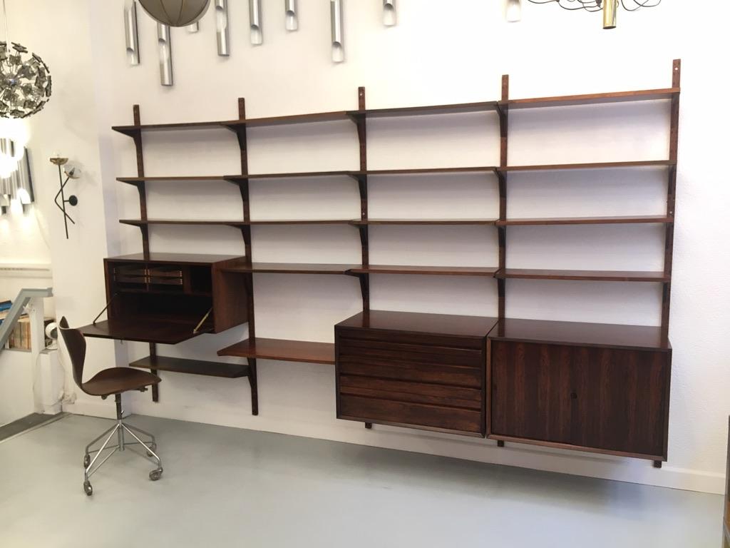 Poul Cadovius Rosewood Modular Royal Shelving System, Denmark circa 1960 12