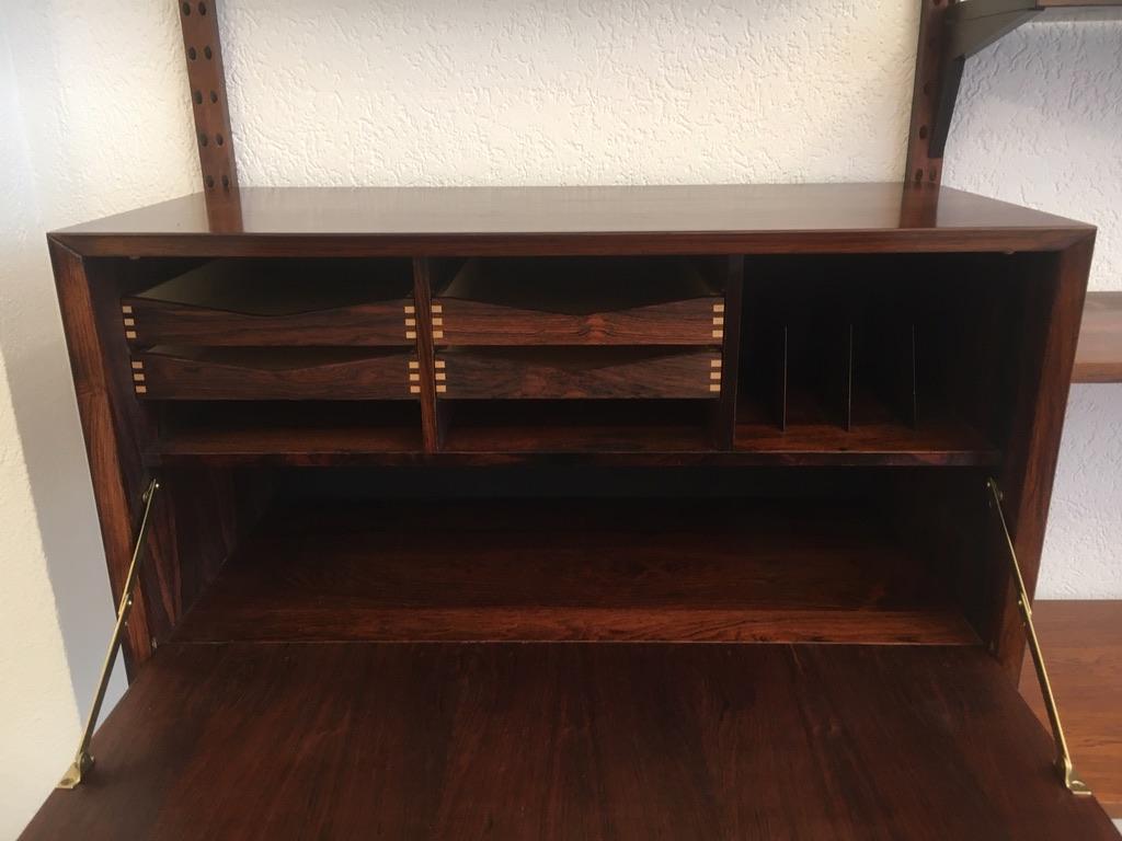 Poul Cadovius Rosewood Modular Royal Shelving System, Denmark circa 1960 2